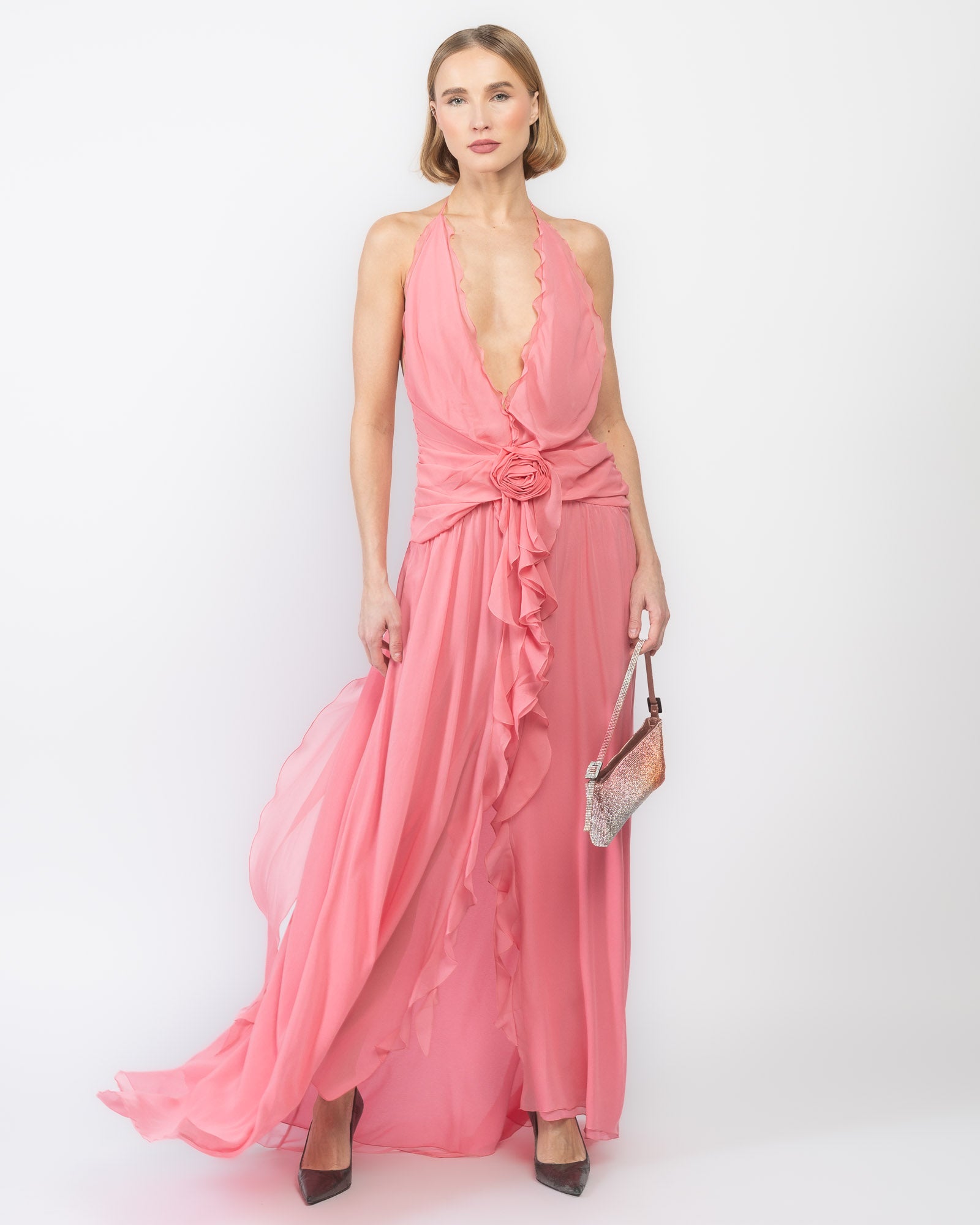 BLUMARINE Georgette Dress