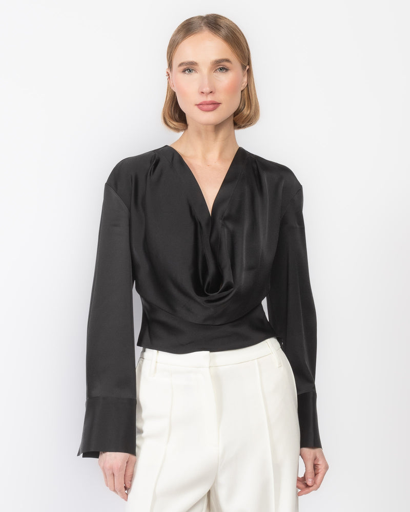 Enver Satin Blouse