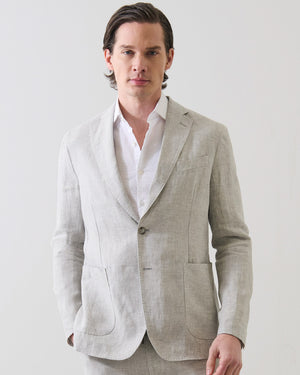 Linen Chambray Blazer