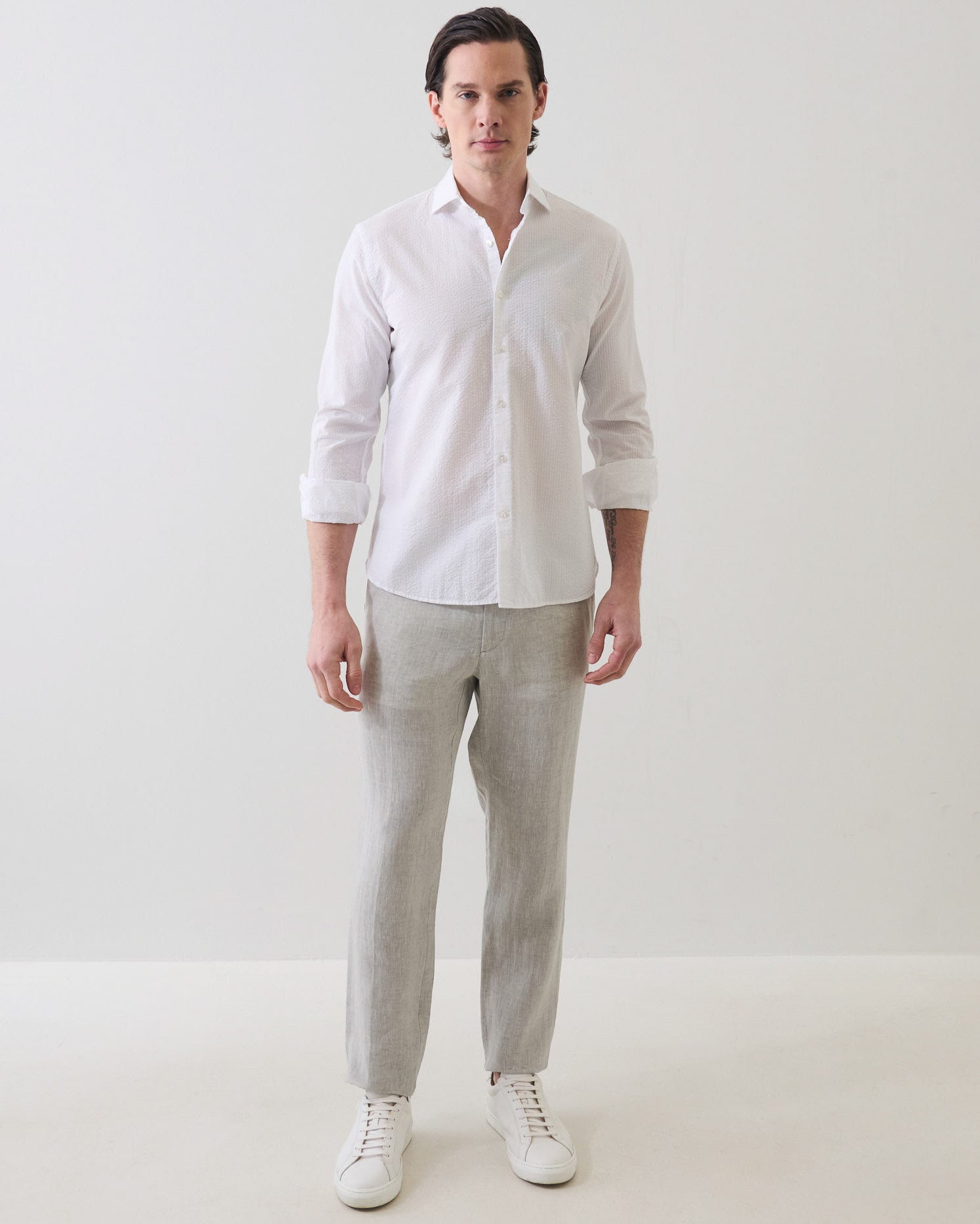 Linen Drawstring Pant