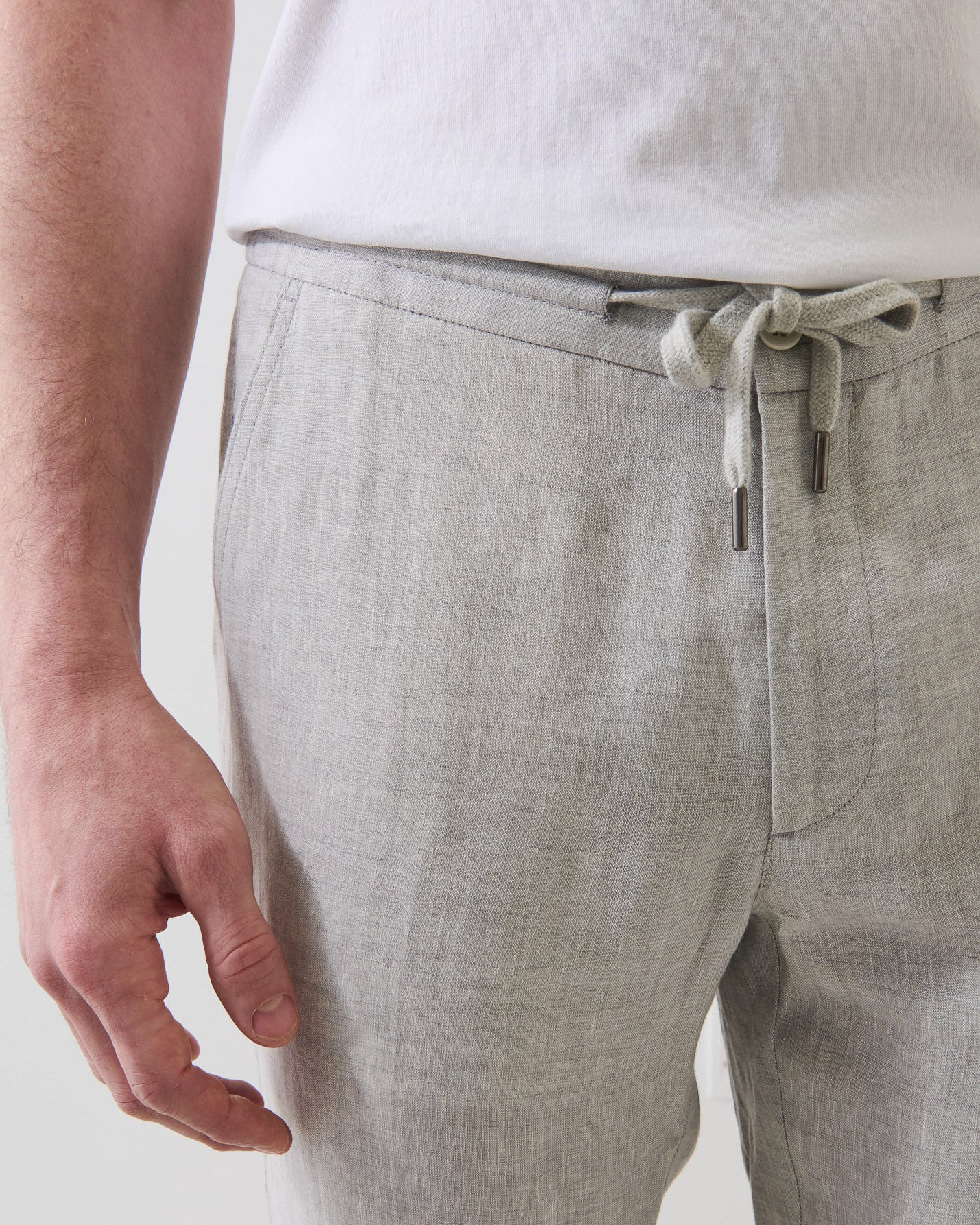 Linen Drawstring Pant