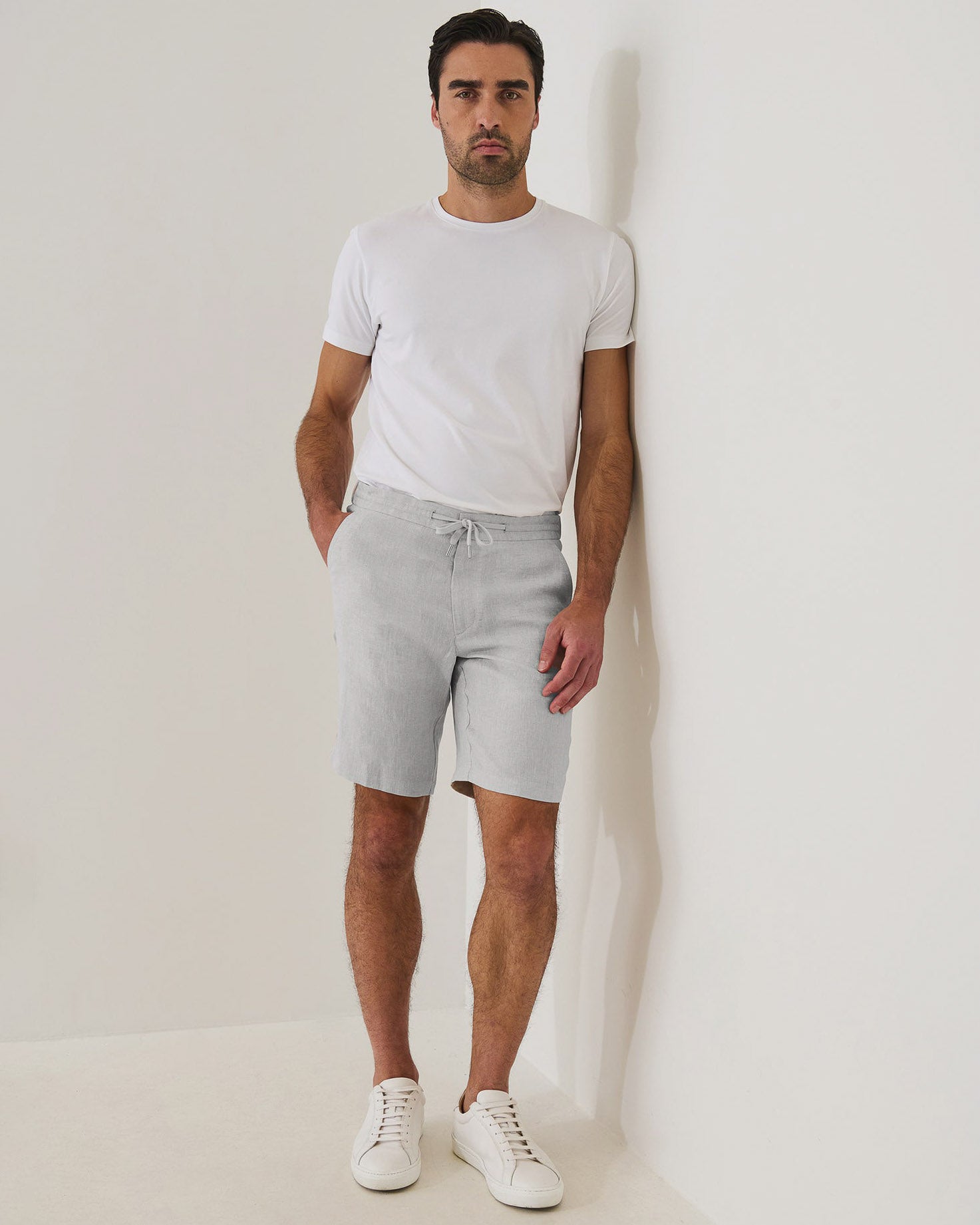 Linen Drawstring Short