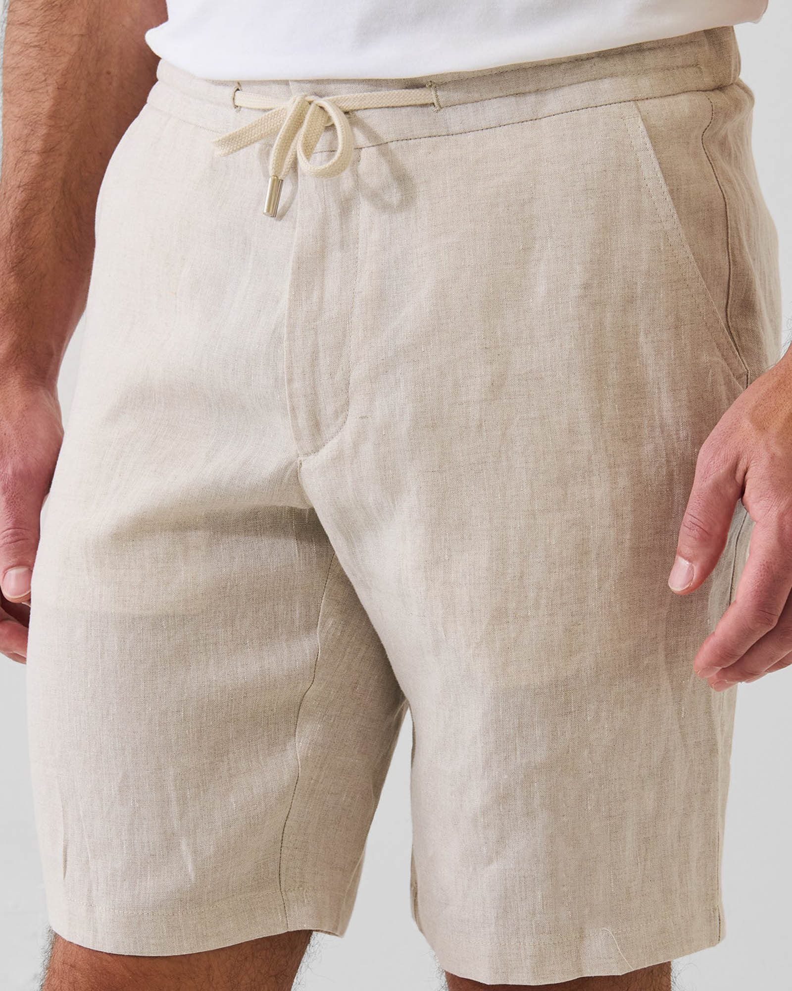 Linen Drawstring Short