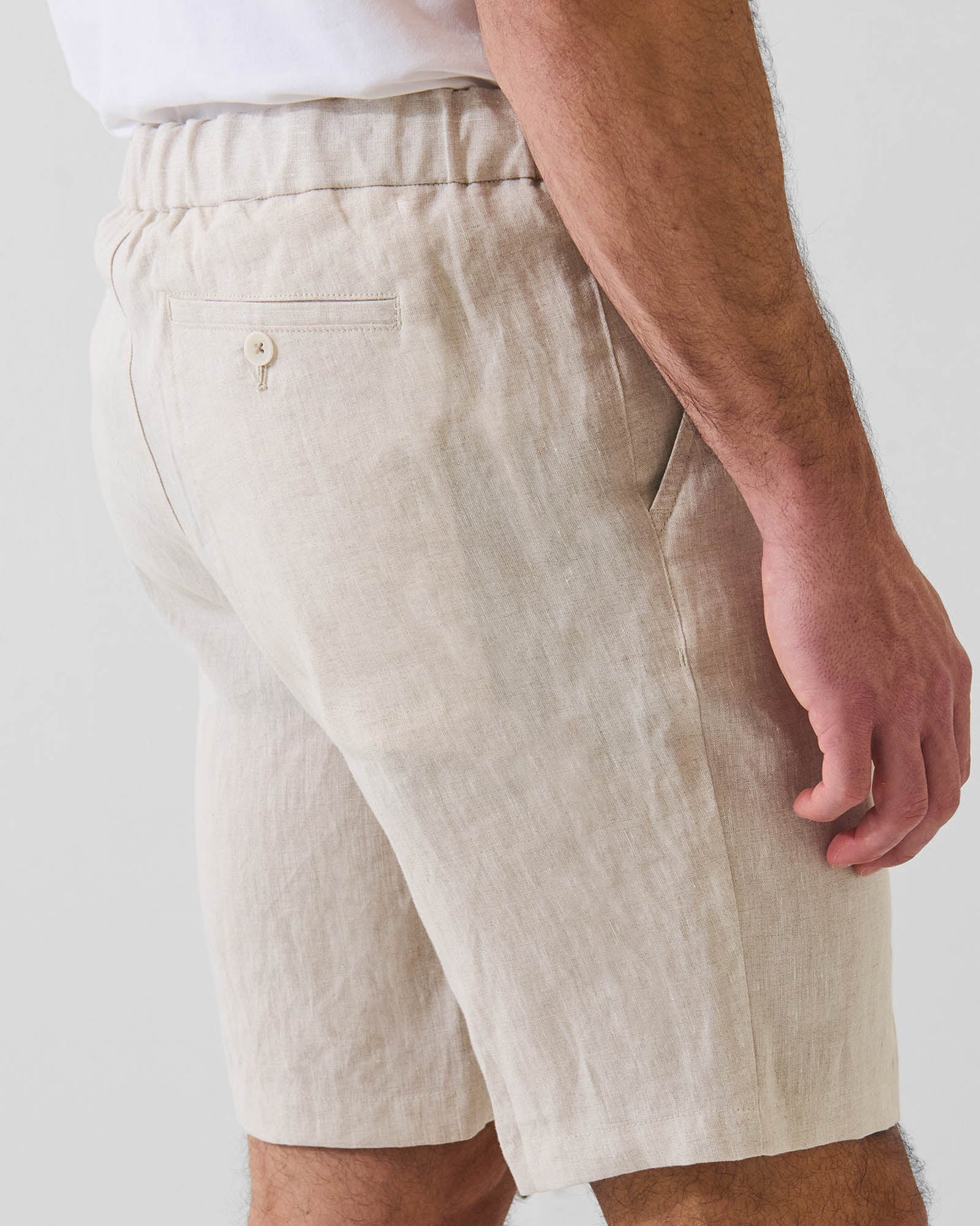 Linen Drawstring Short