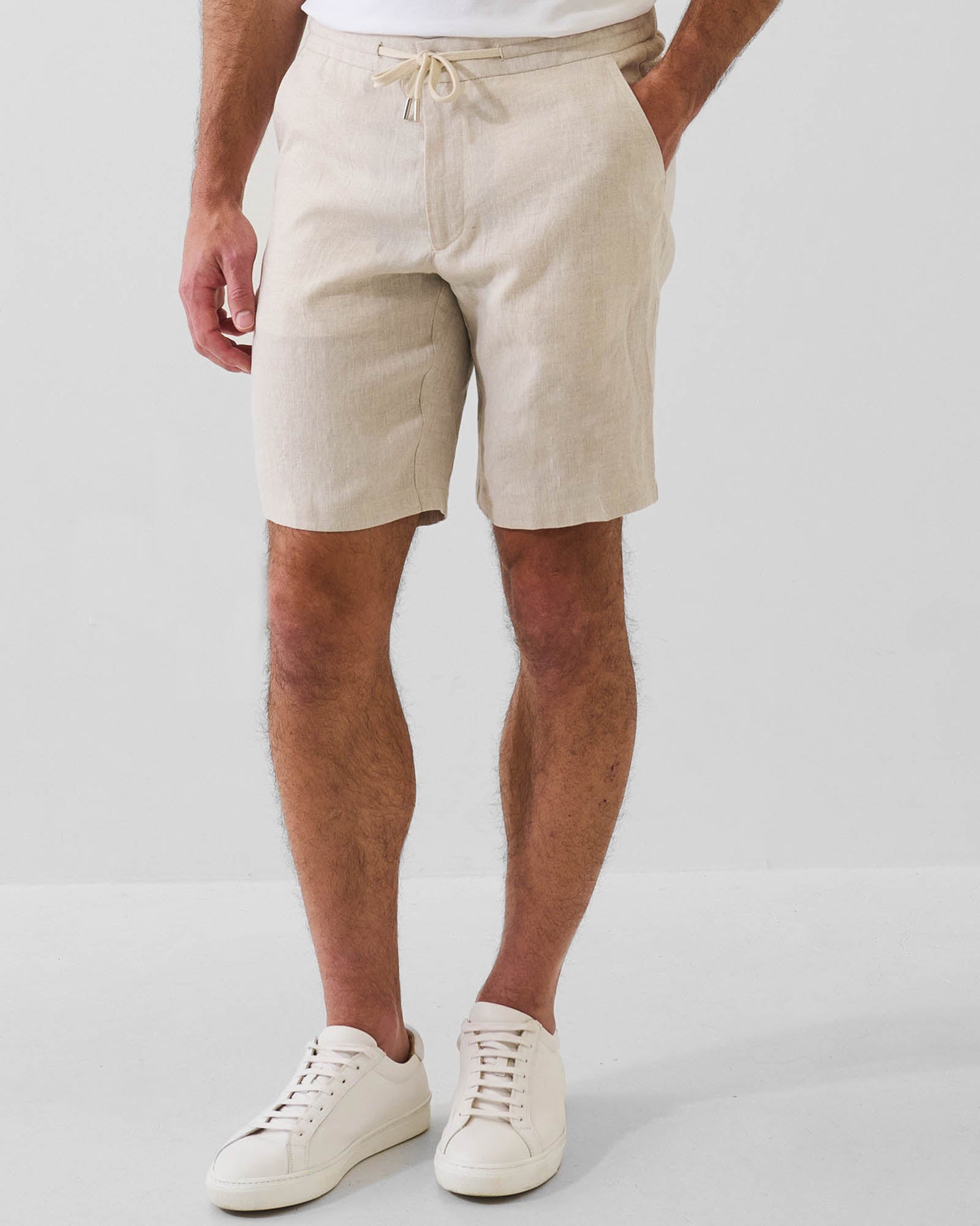 Linen Drawstring Short