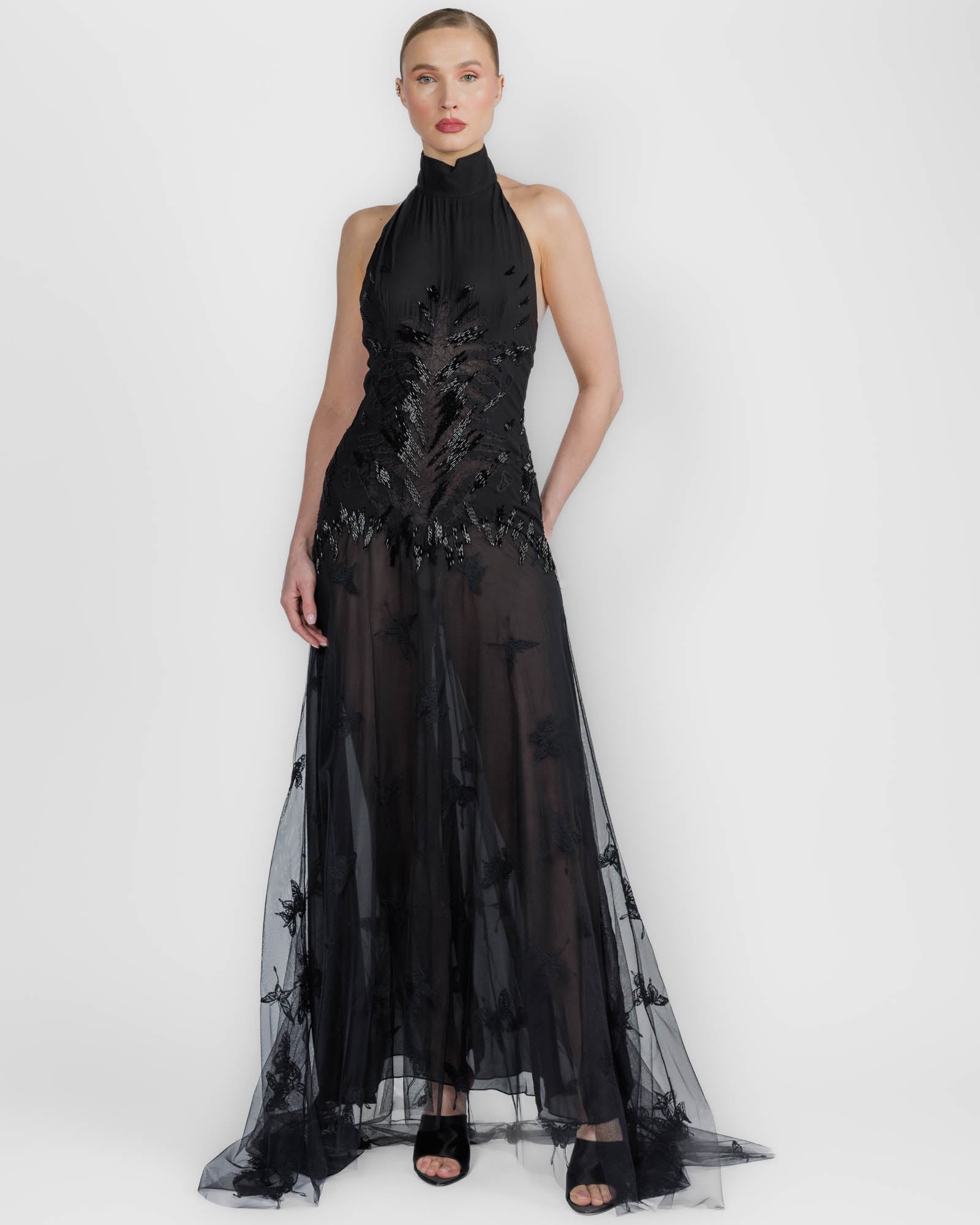 Embroidered Georgina Dress