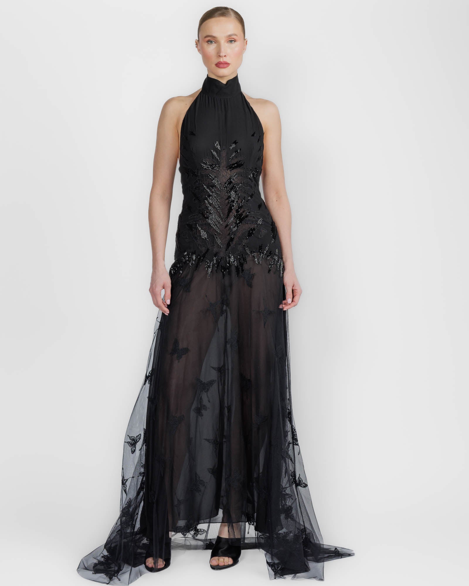 Embroidered Georgina Dress