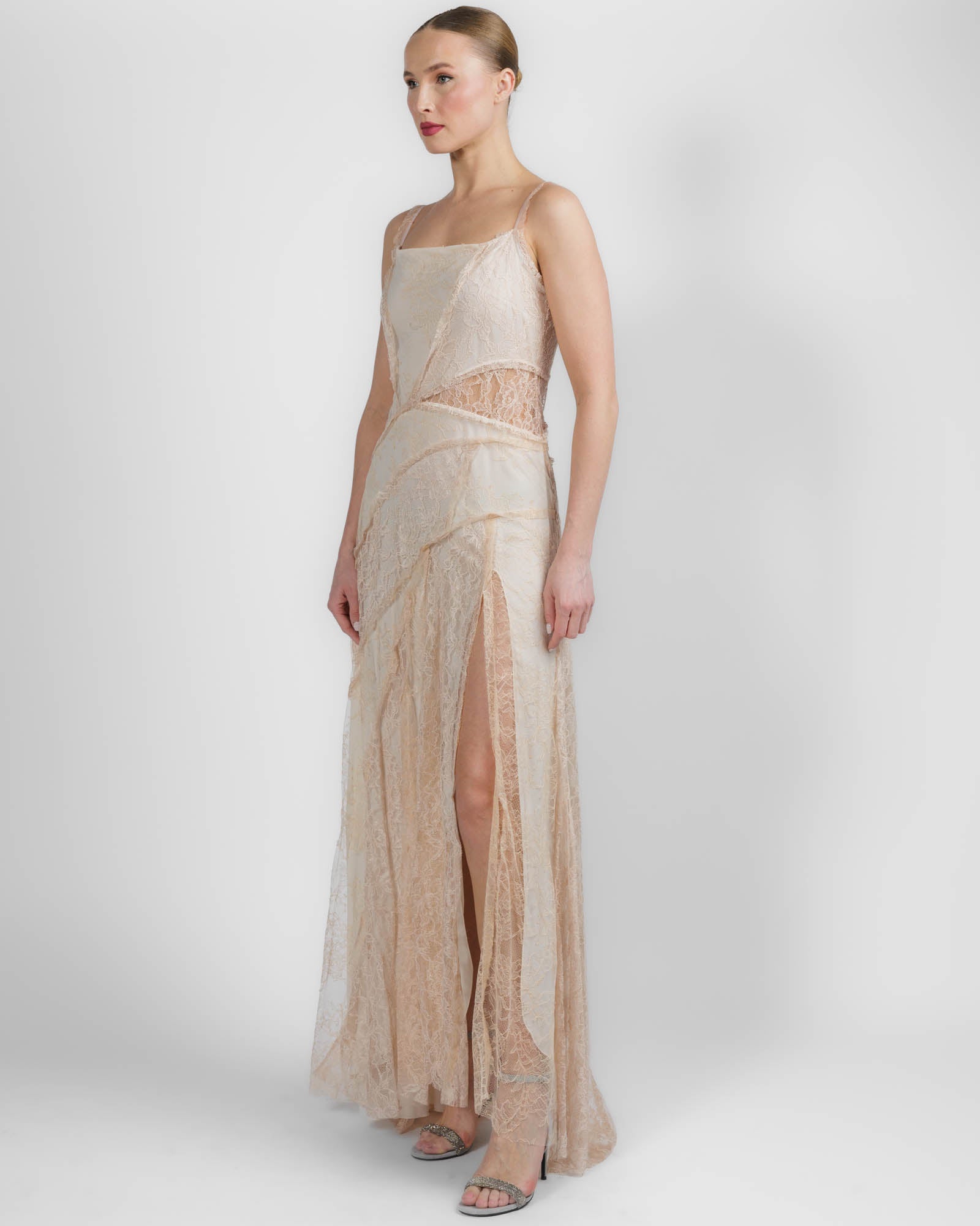 Patch Lace Dress