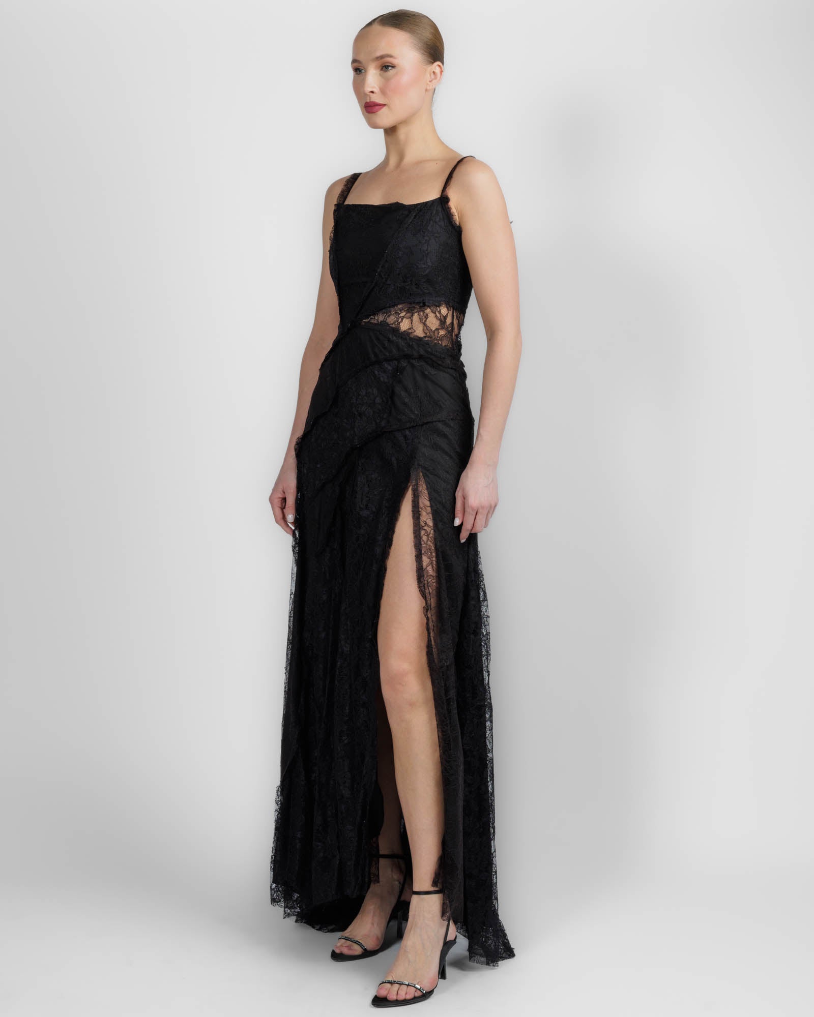 Patch Lace Dress