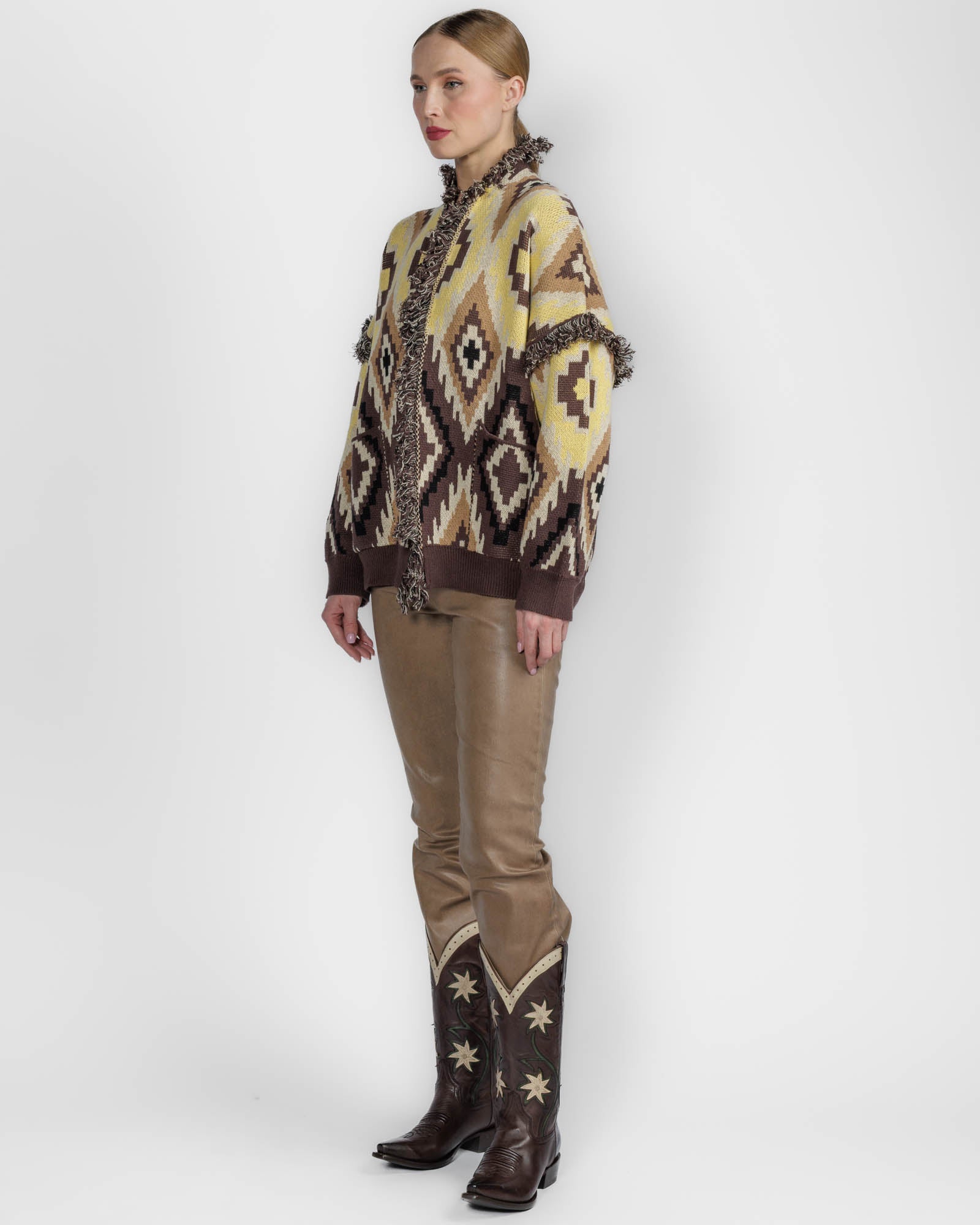 Geometric Cardigan