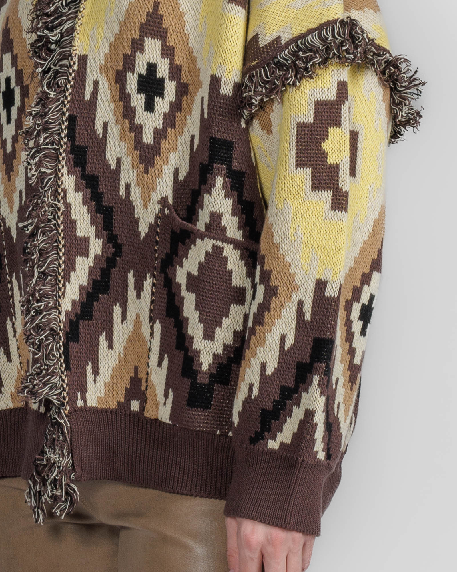 Geometric Cardigan