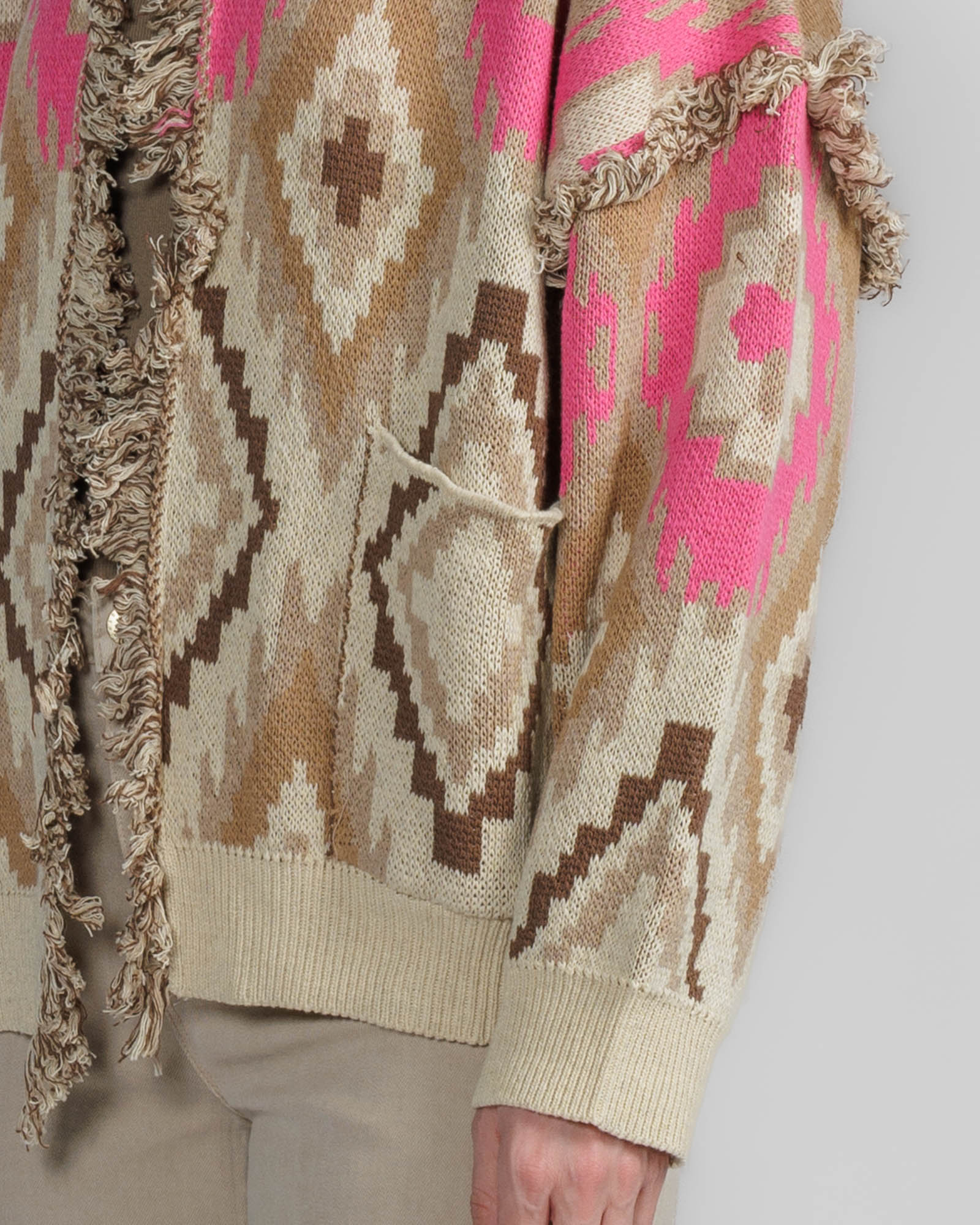 Geometric Cardigan