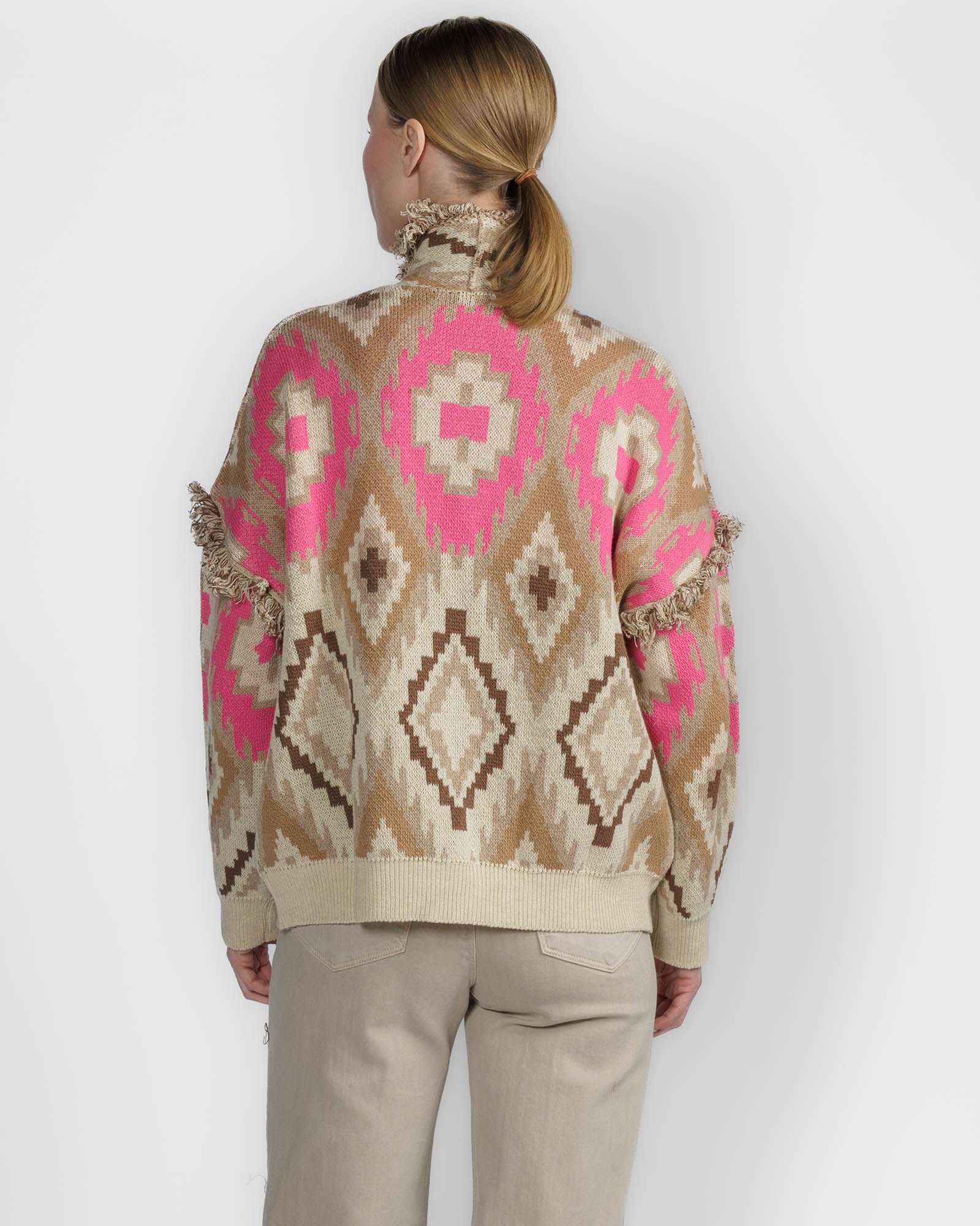 Geometric Cardigan