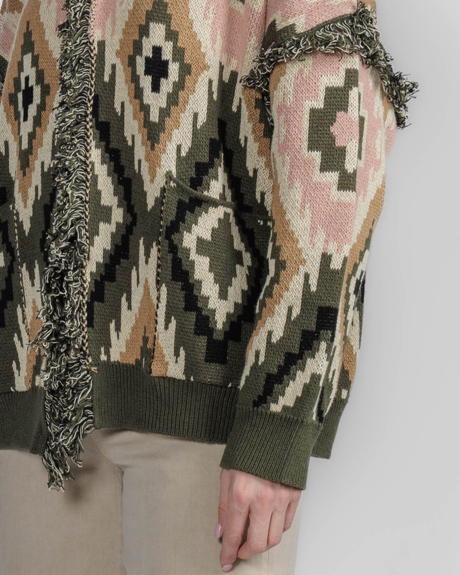 Geometric Cardigan