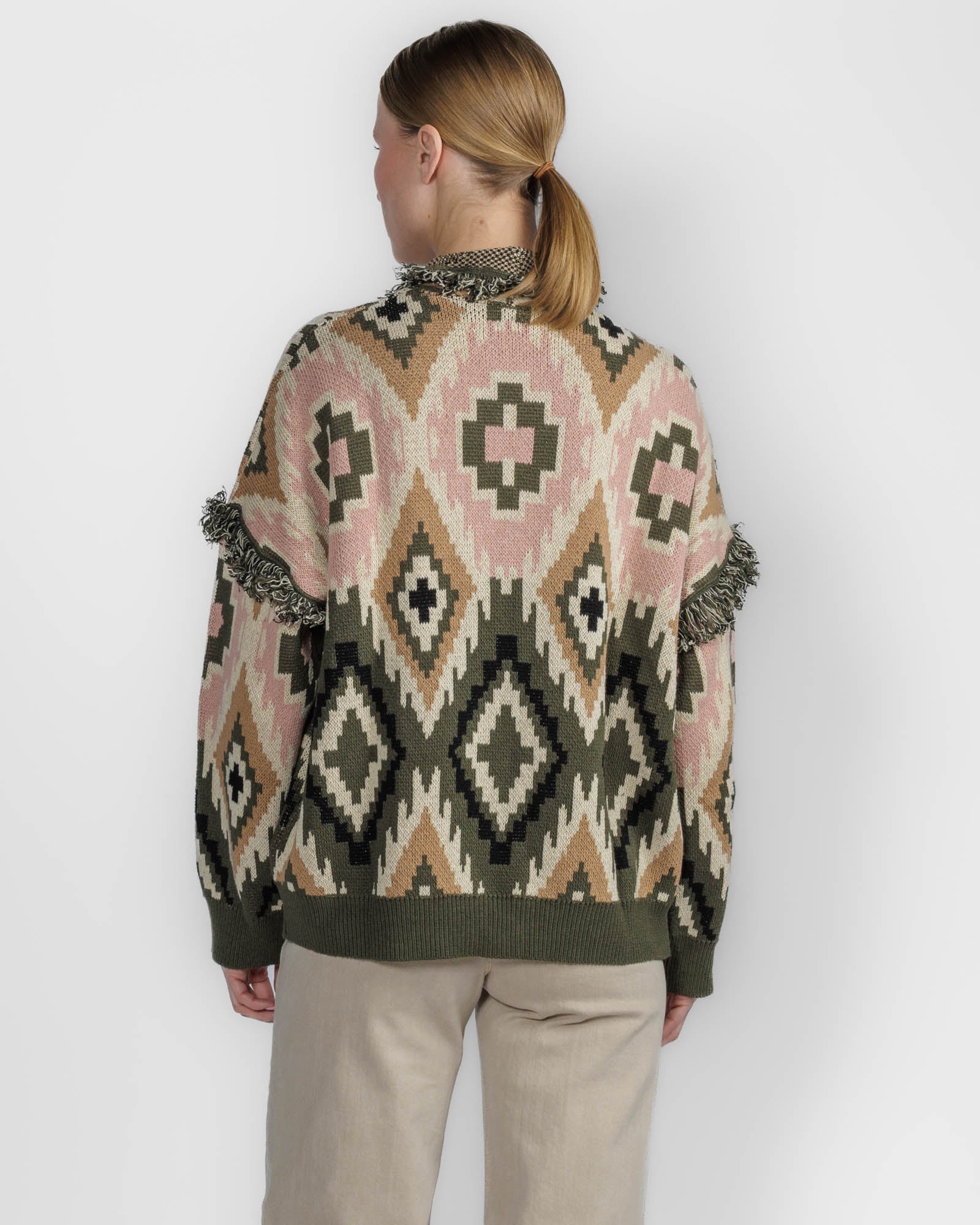 Geometric Cardigan