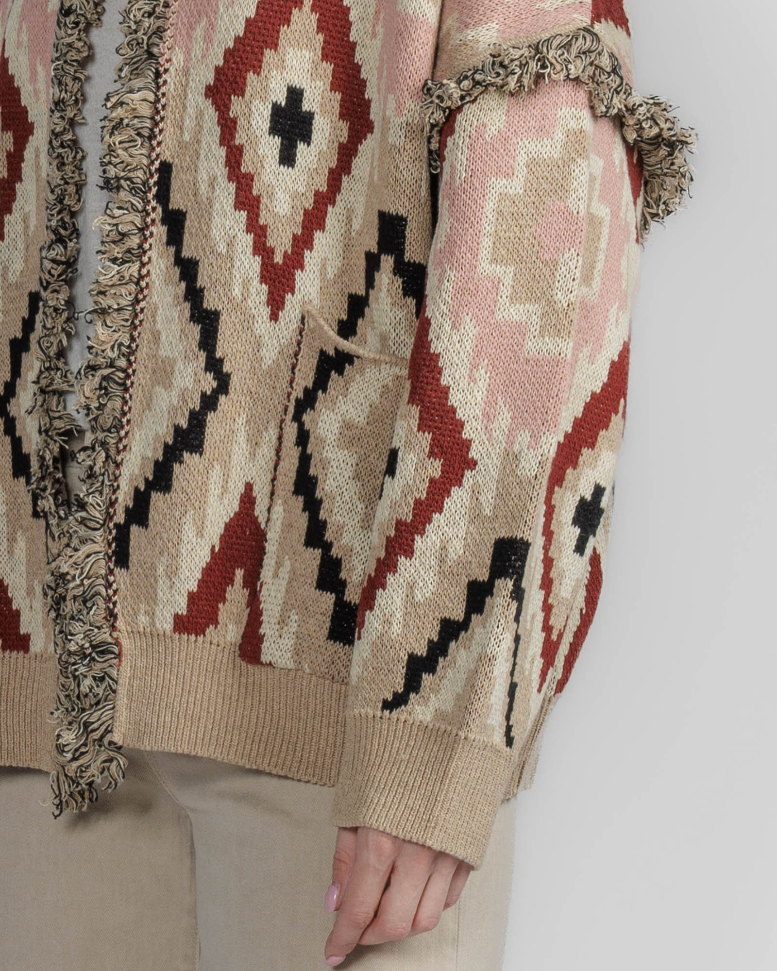 Geometric Cardigan