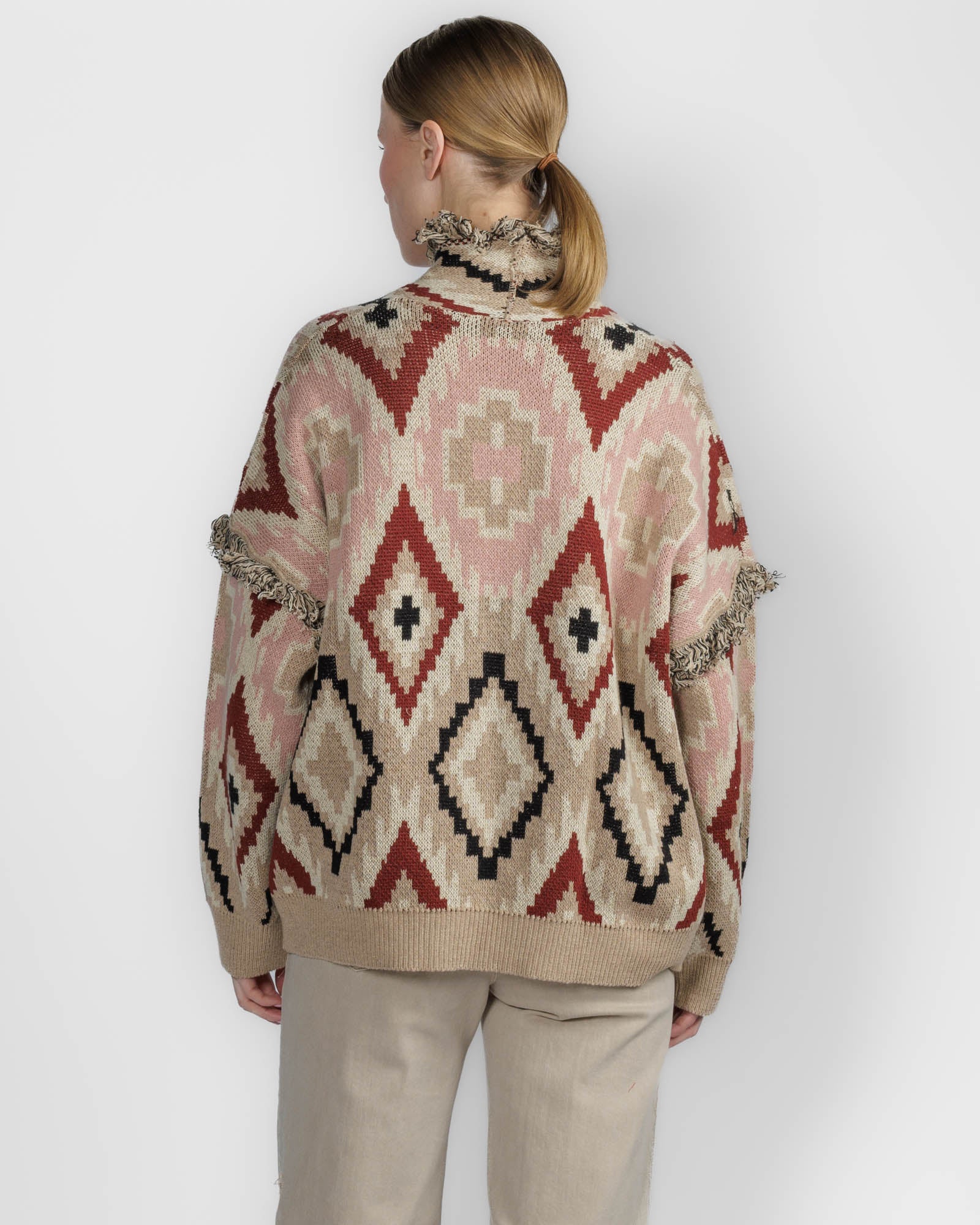 Geometric Cardigan