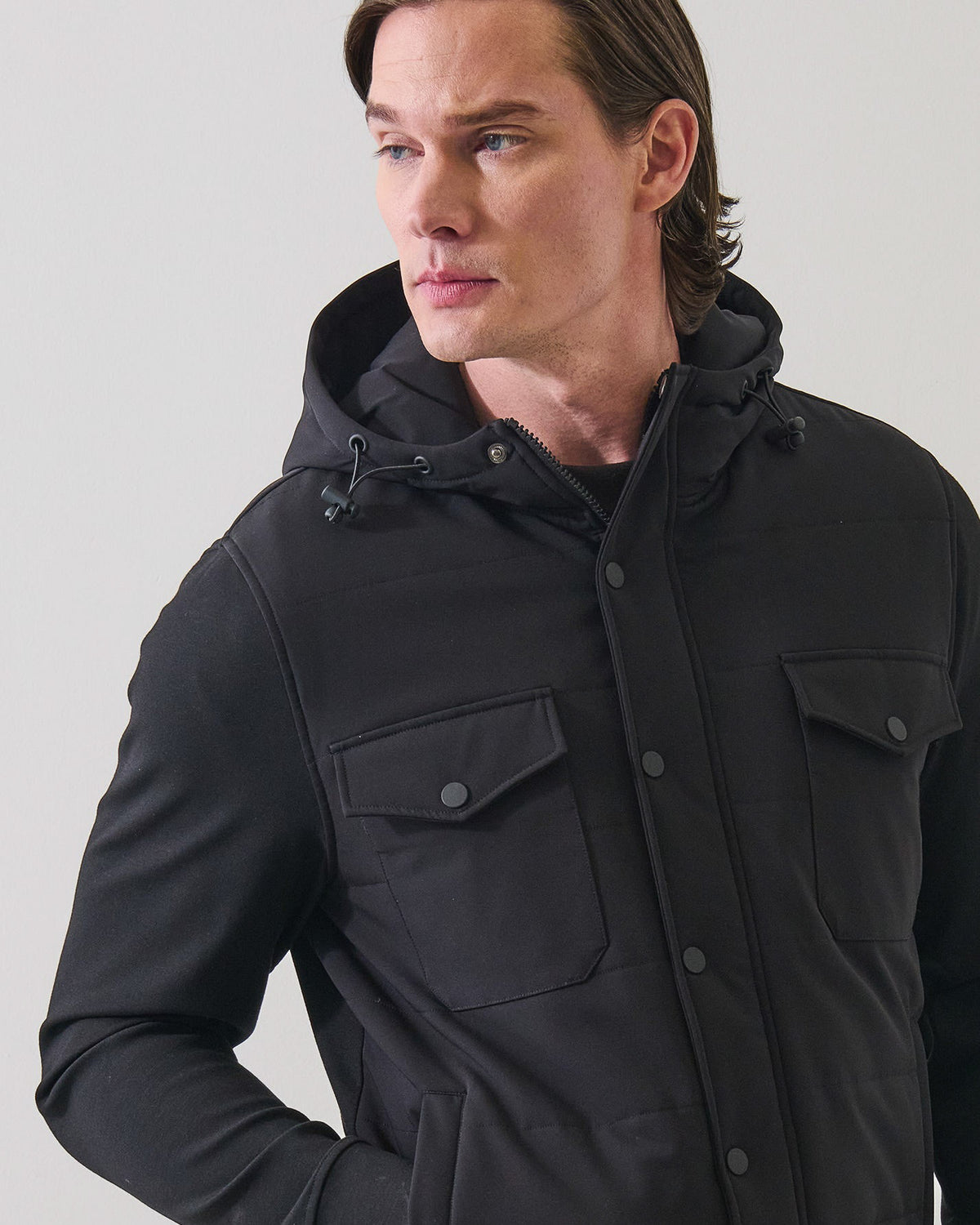 Nucleo Quilted Hoodie