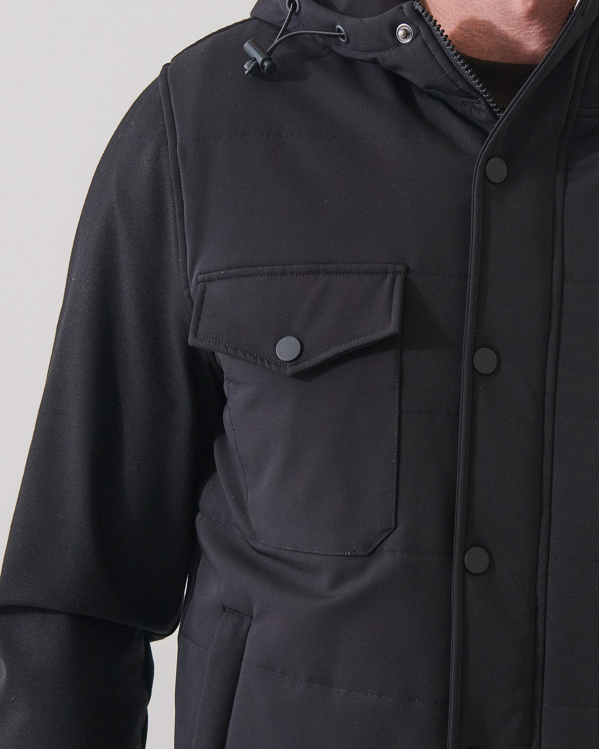 Nucleo Quilted Hoodie