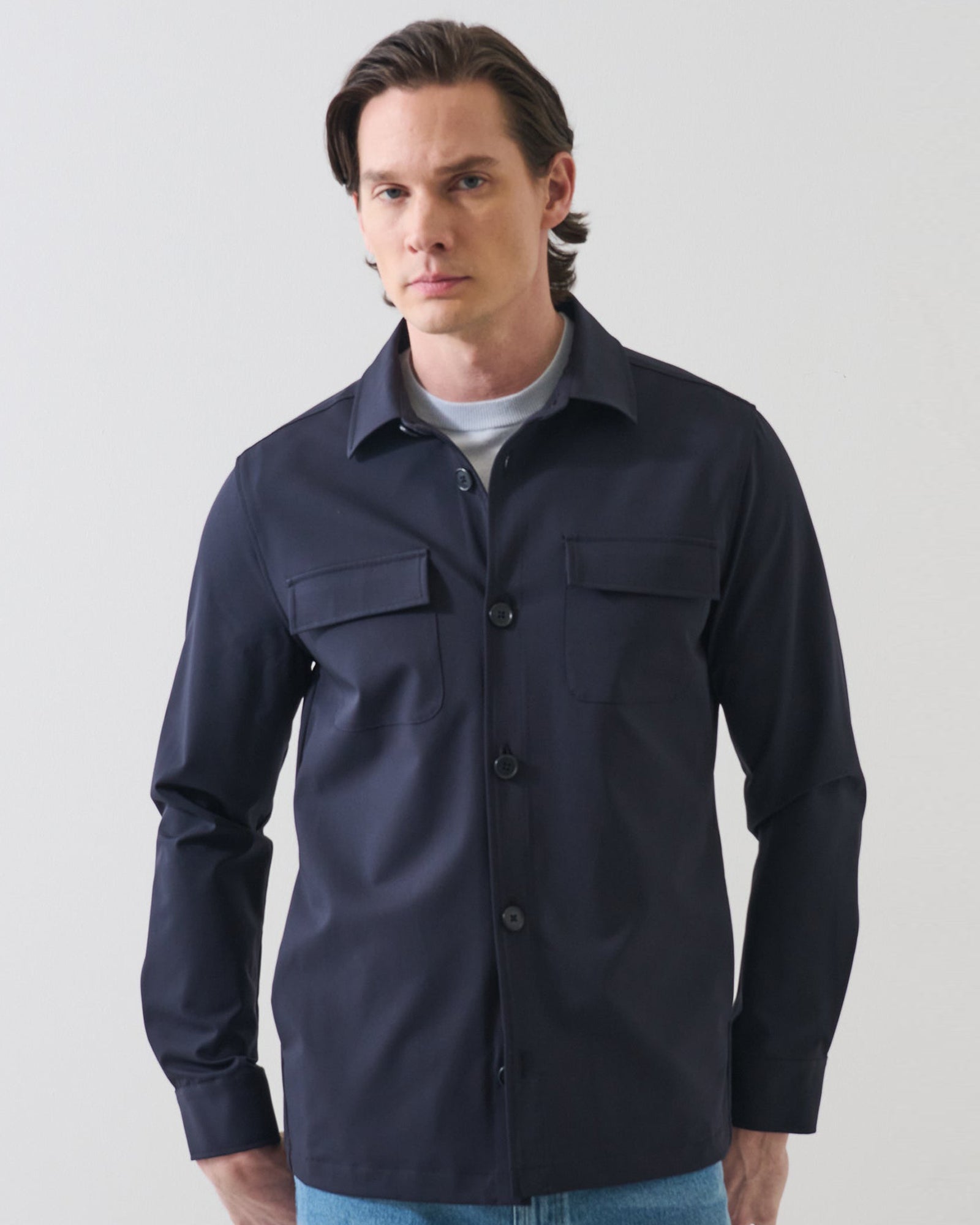 Button Shirt Jacket