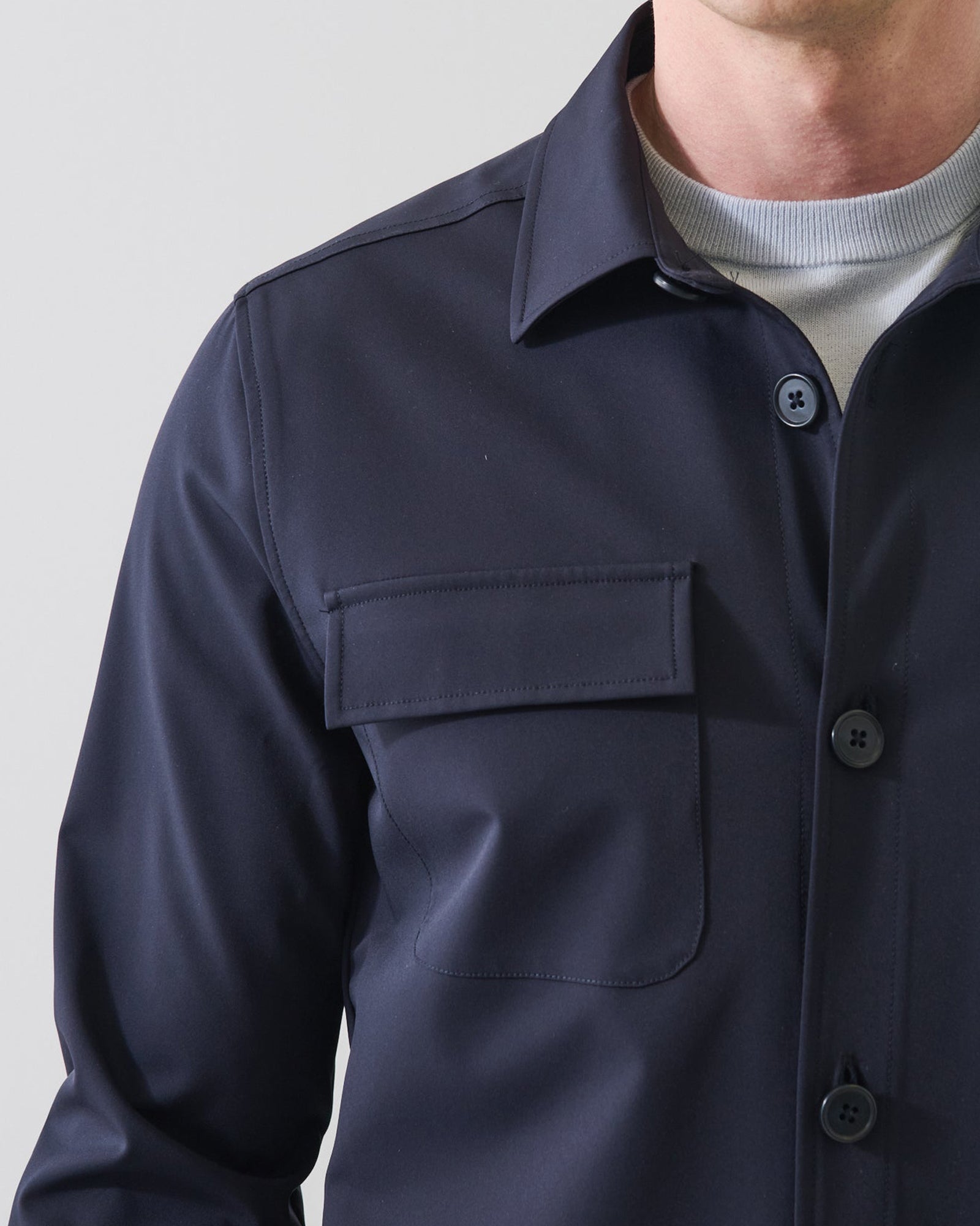 Button Shirt Jacket