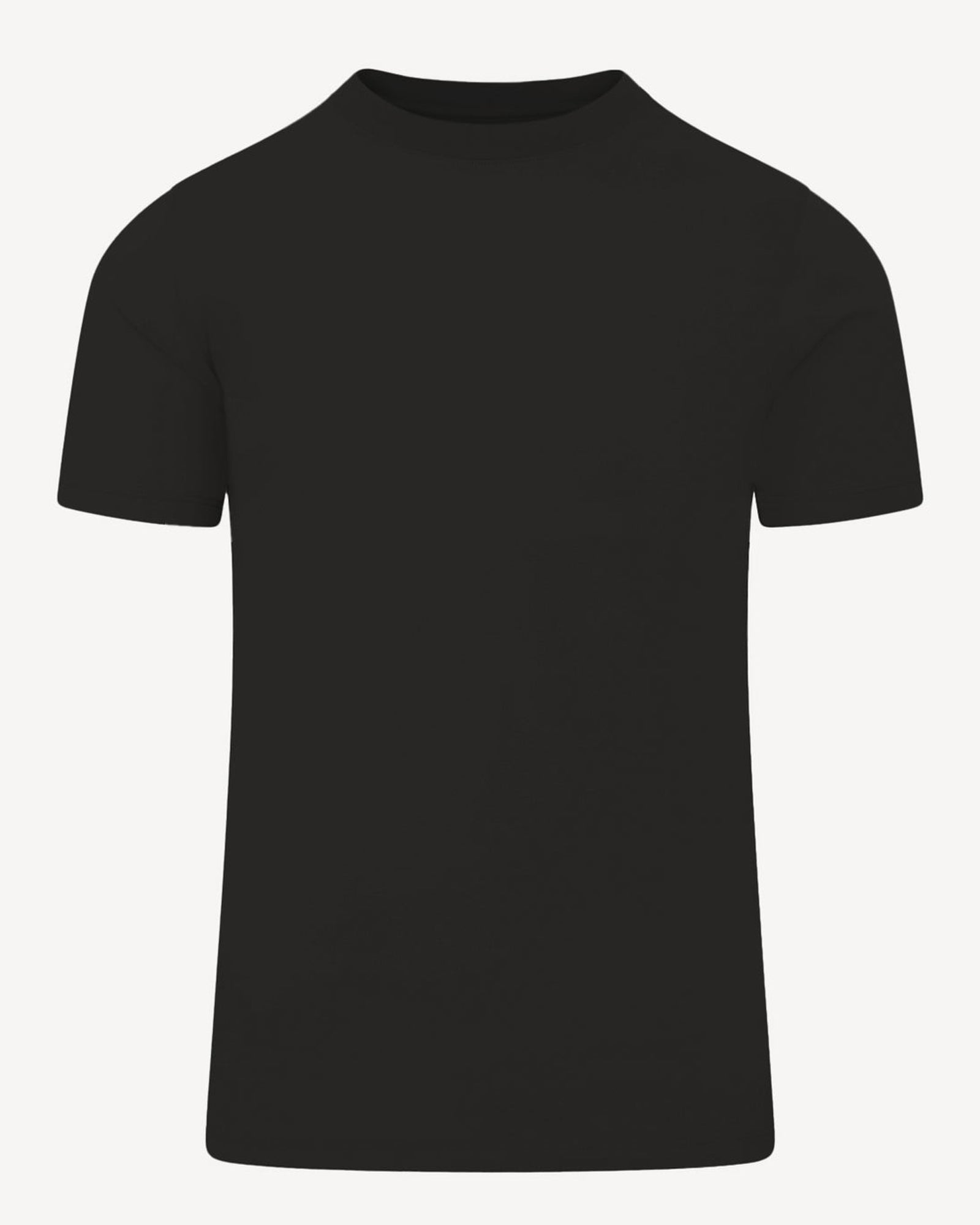 Organic Pima High Neck Crew Tee