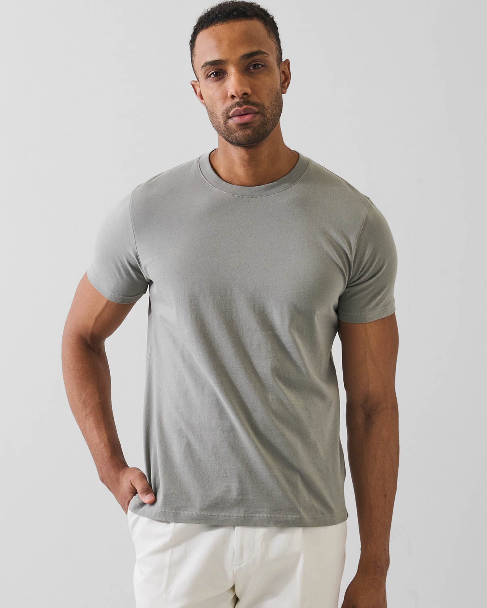 Organic Pima Cotton Crewneck T-Shirt