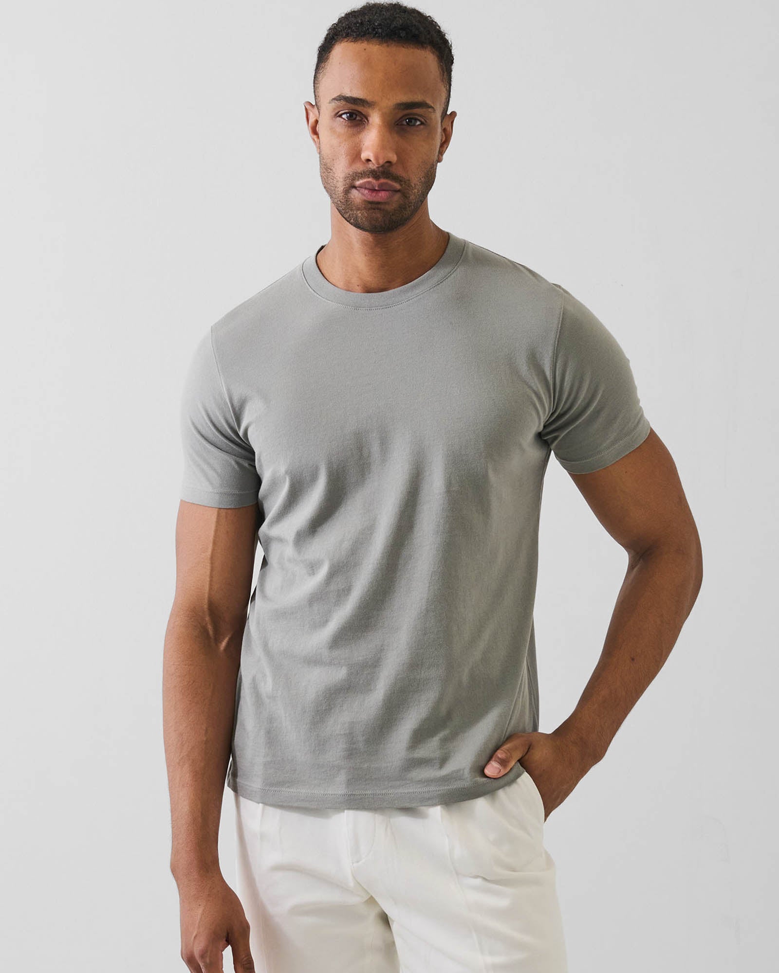 Organic Pima Cotton Crewneck T-Shirt