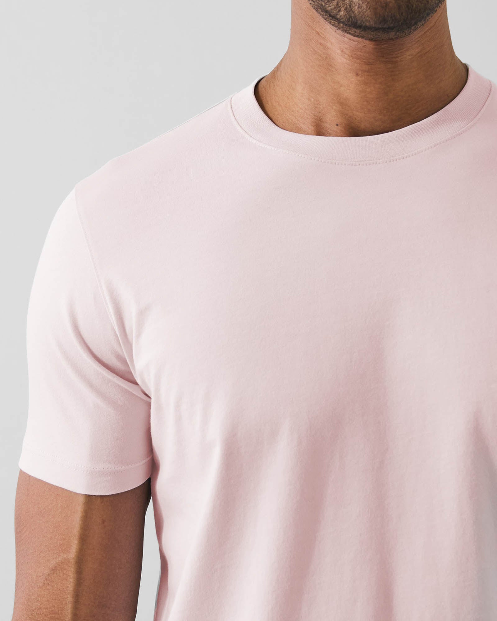 Organic Pima Cotton High Neck T-Shirt
