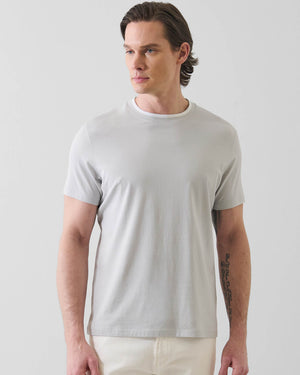 Organic Pima Cotton Tipped Crewneck