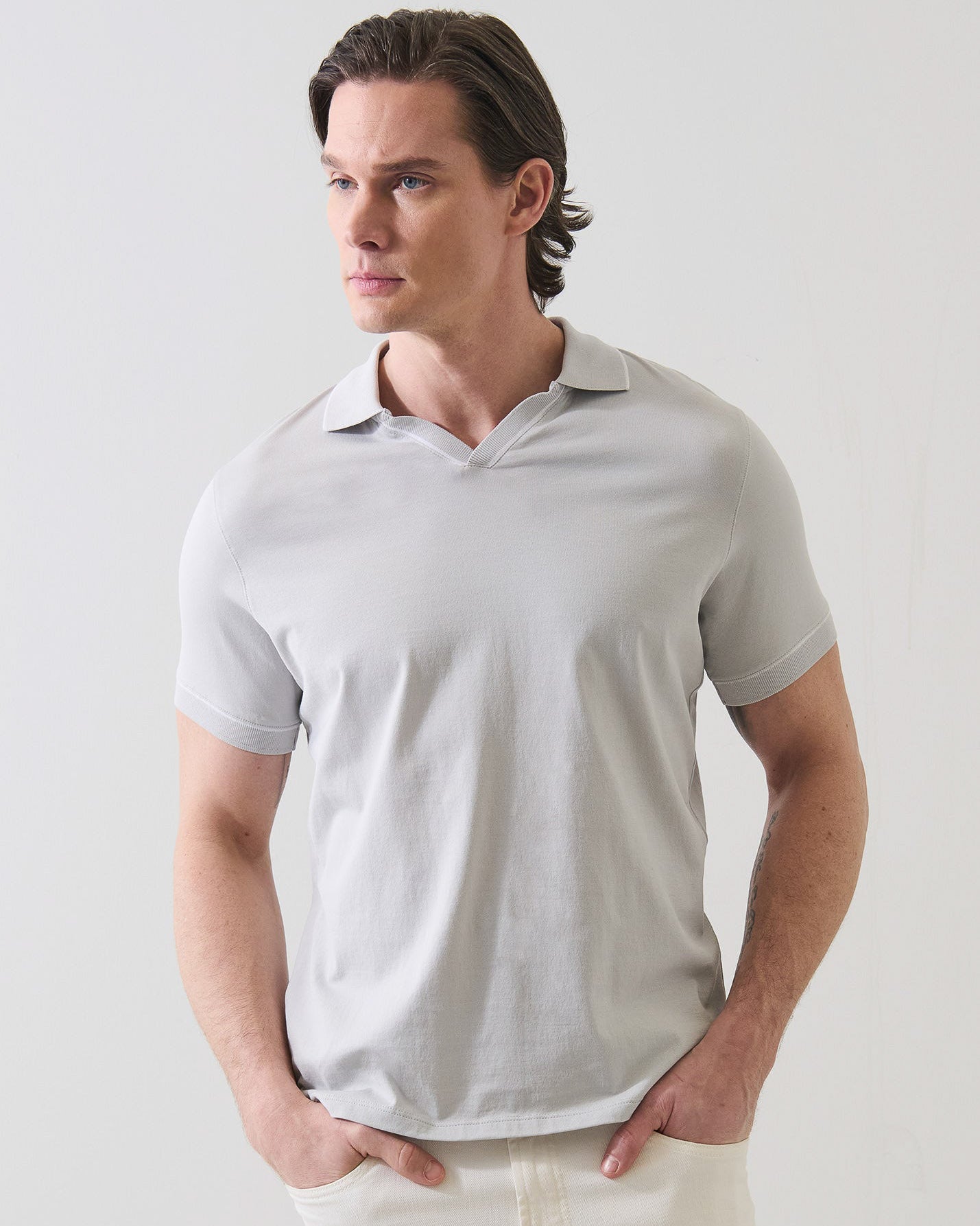 Tipped Open Polo