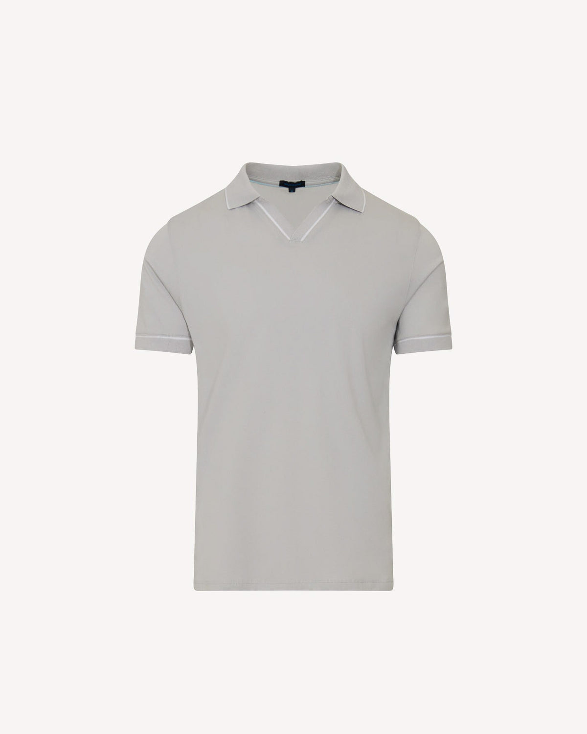 PATRICK ASSARAF Tipped Open Polo