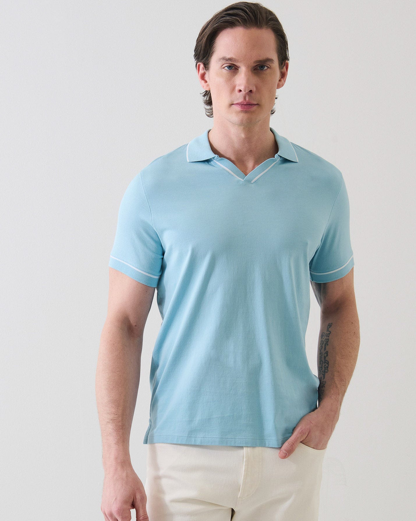 Tipped Open Polo