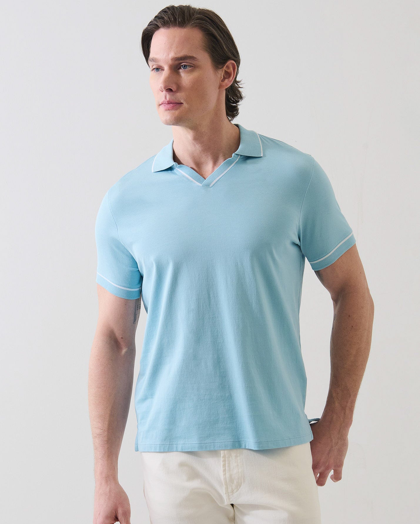 Tipped Open Polo