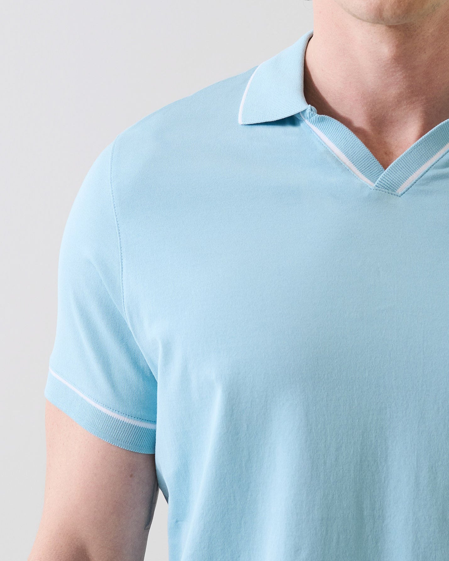 Tipped Open Polo