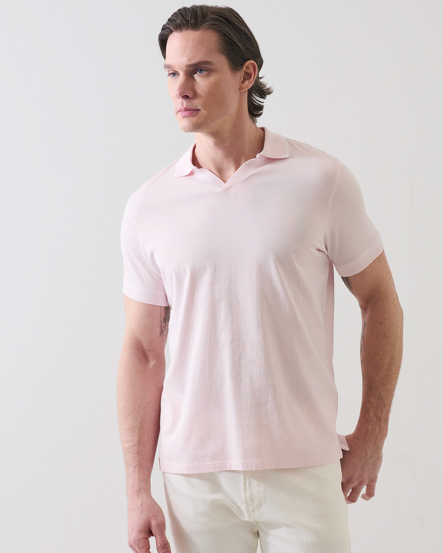 Tipped Open Polo