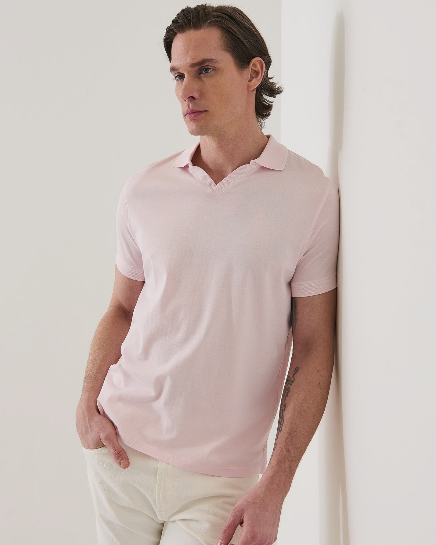 Tipped Open Polo