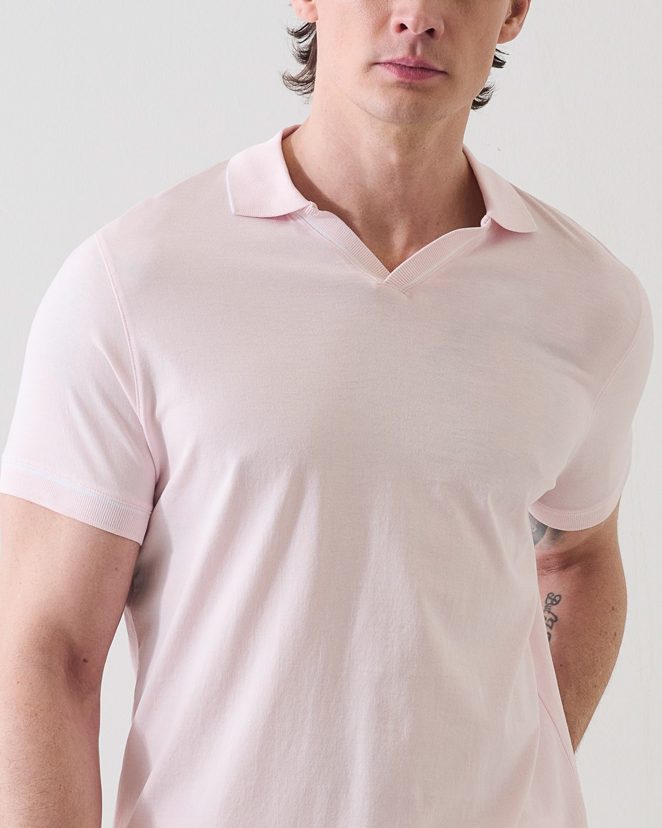 Tipped Open Polo