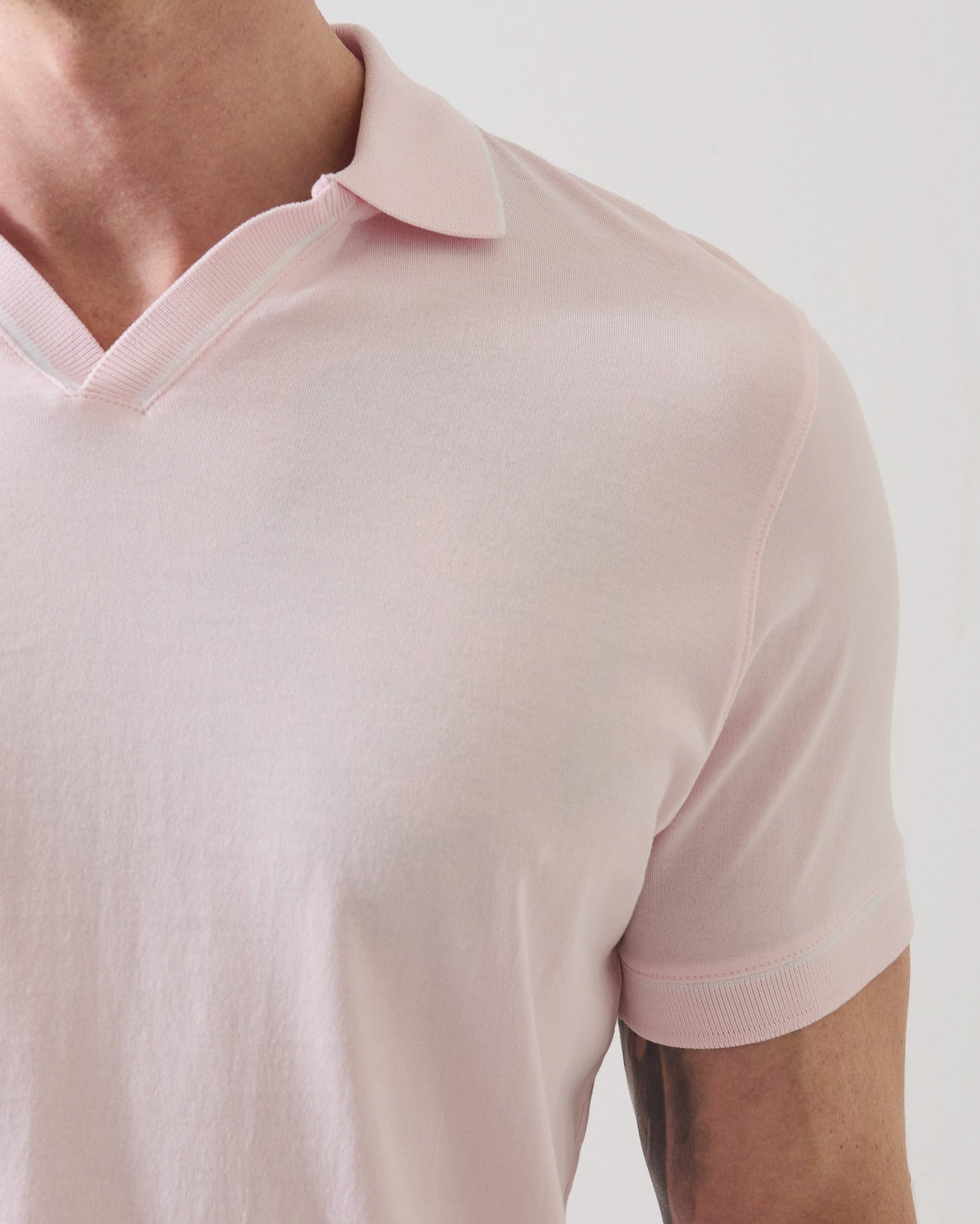 Tipped Open Polo