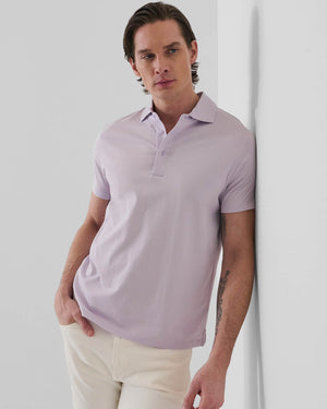 Mercerized Pima Cotton Button Polo