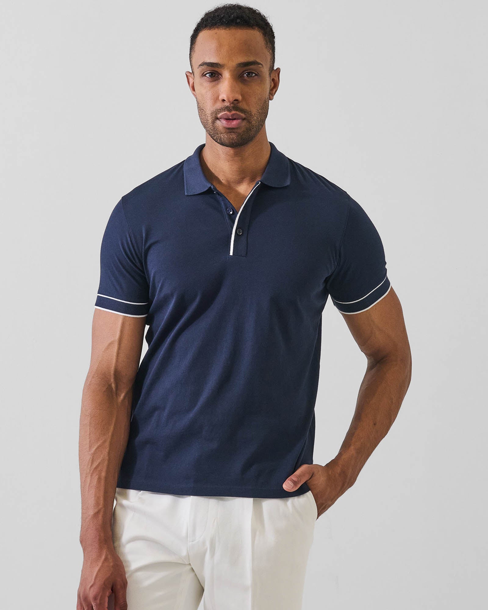 Organic Pima Cotton Tipped Polo