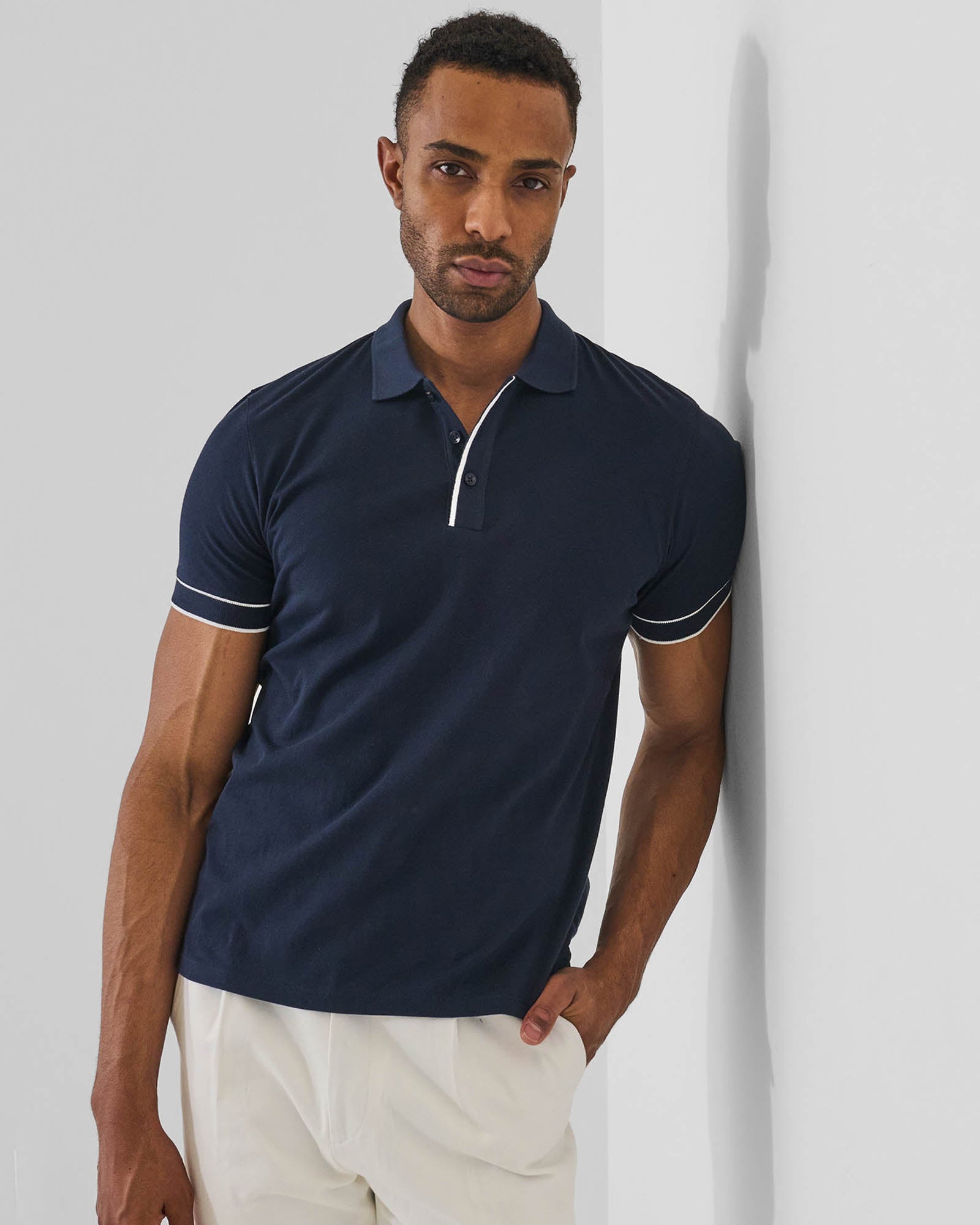 Organic Pima Cotton Tipped Polo