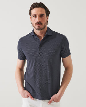 Pima Stretch Printed Polo