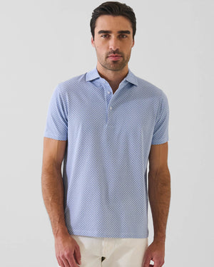 Mini Geometric Print Polo