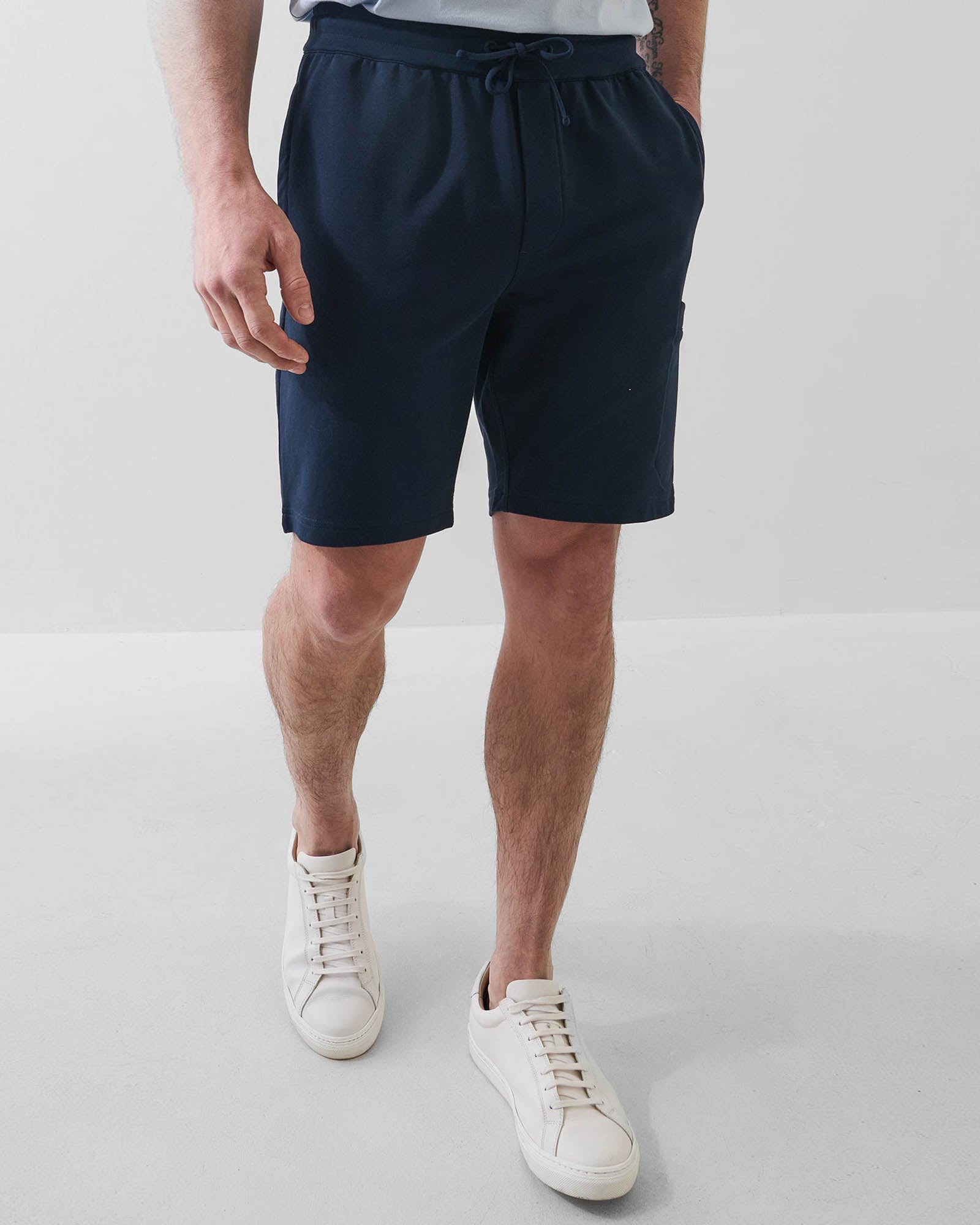 French Terry Cargo Pocket Drawstring Short