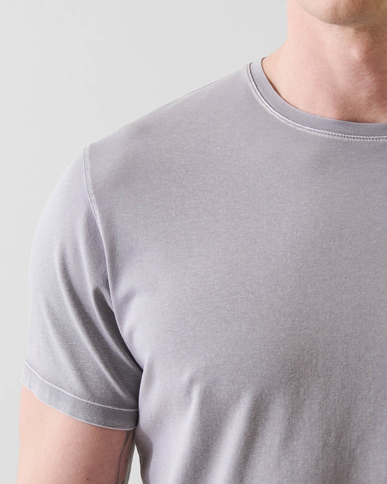 Pima Cotton Stretch Vintage Wash T-Shirt