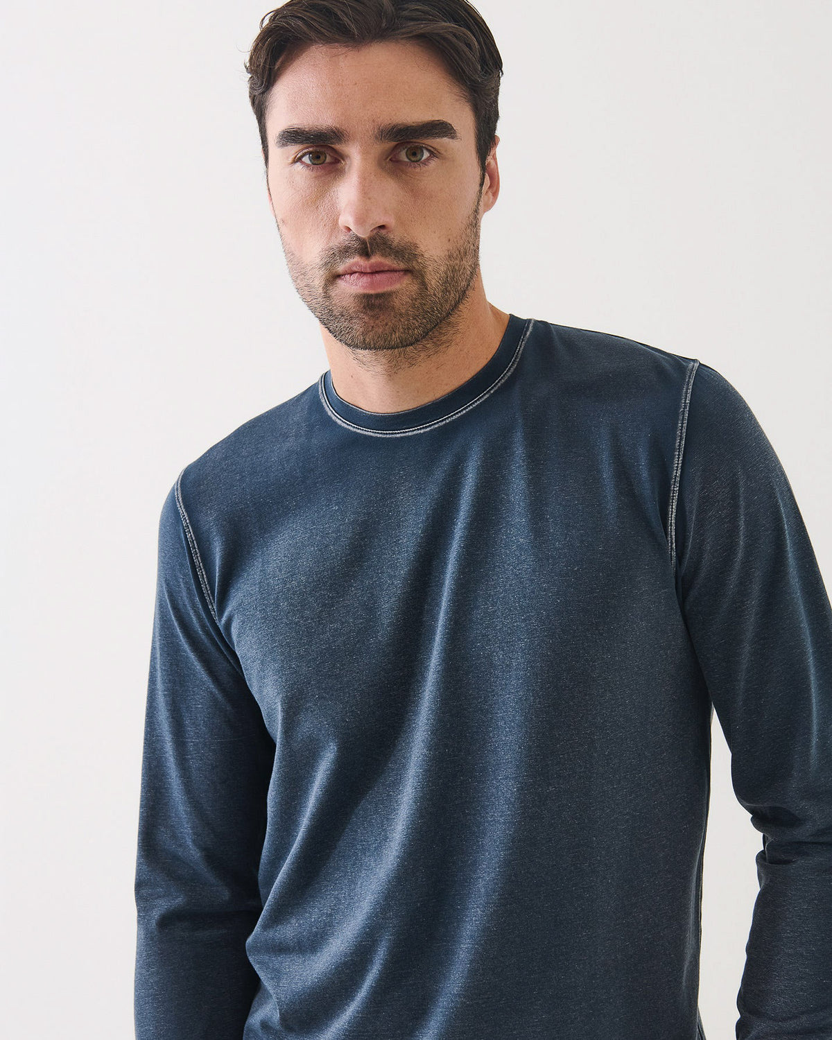 Long Sleeve Vintage Crew Sweater