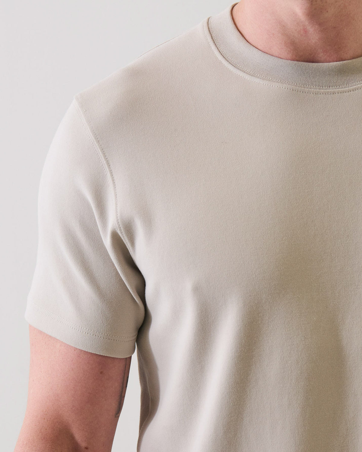 Short Sleeve Pima Stretch Crew