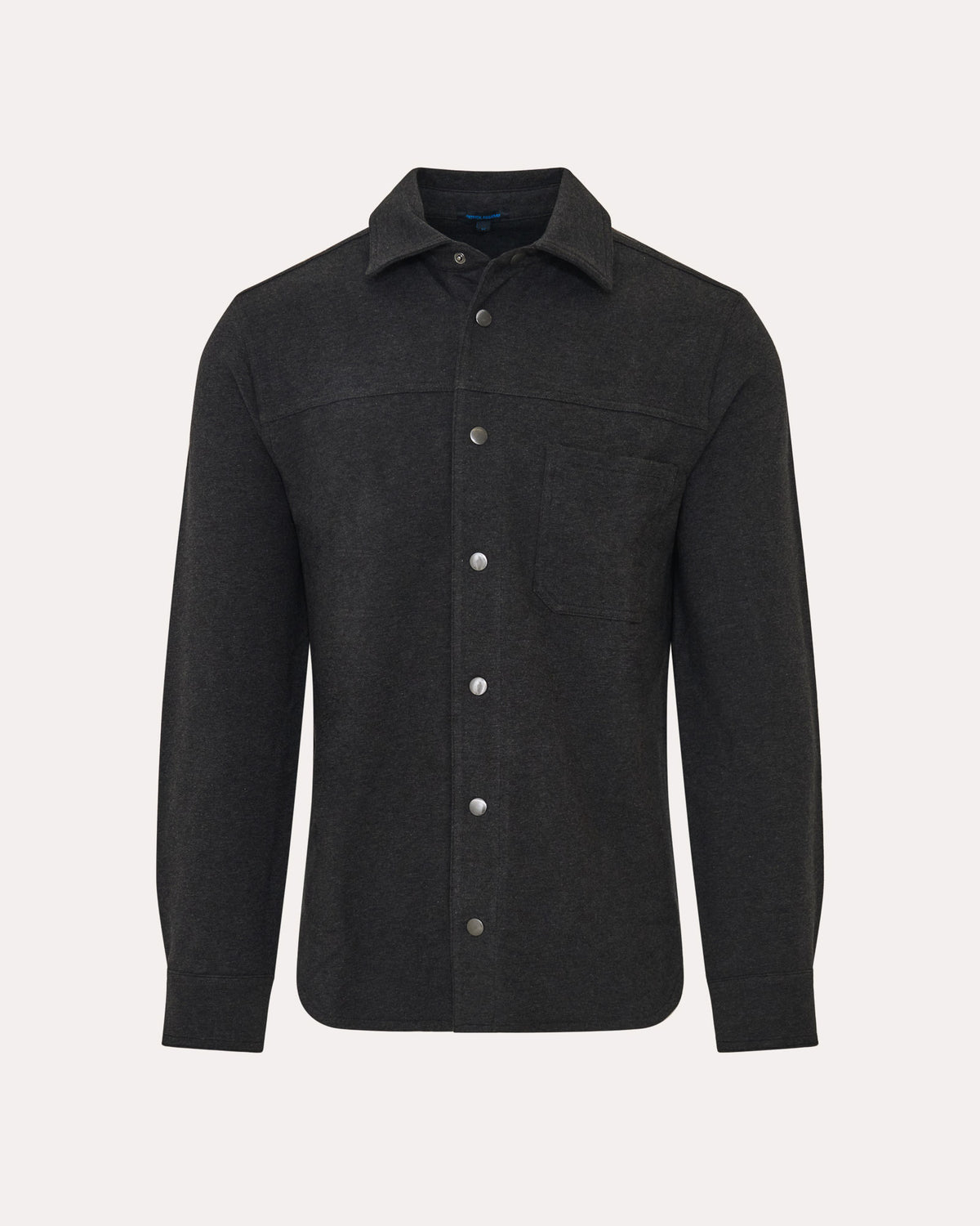 Long Sleeve Snap Front Shirt Jacket