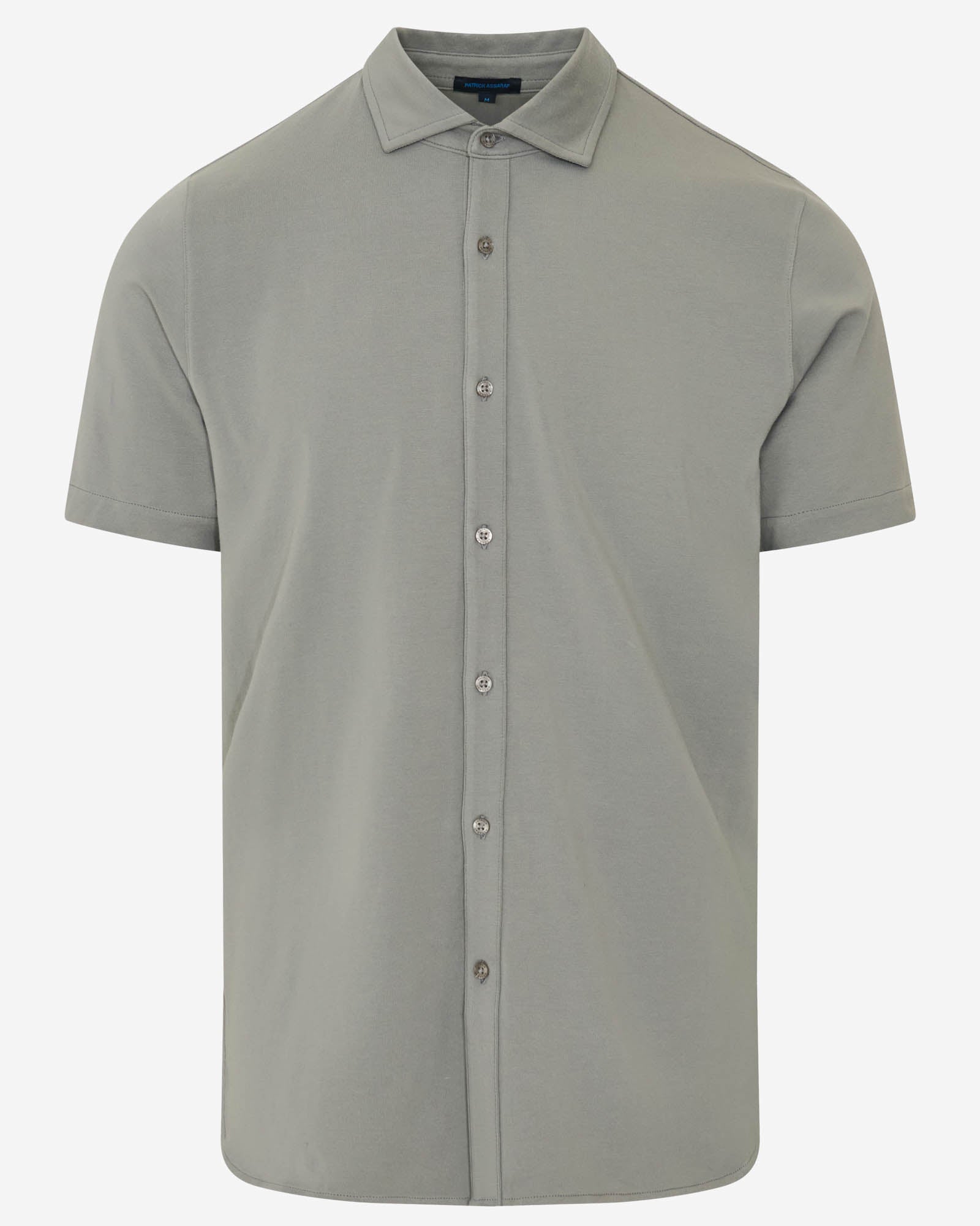 Pima Cotton Stretch Button Front Shirt